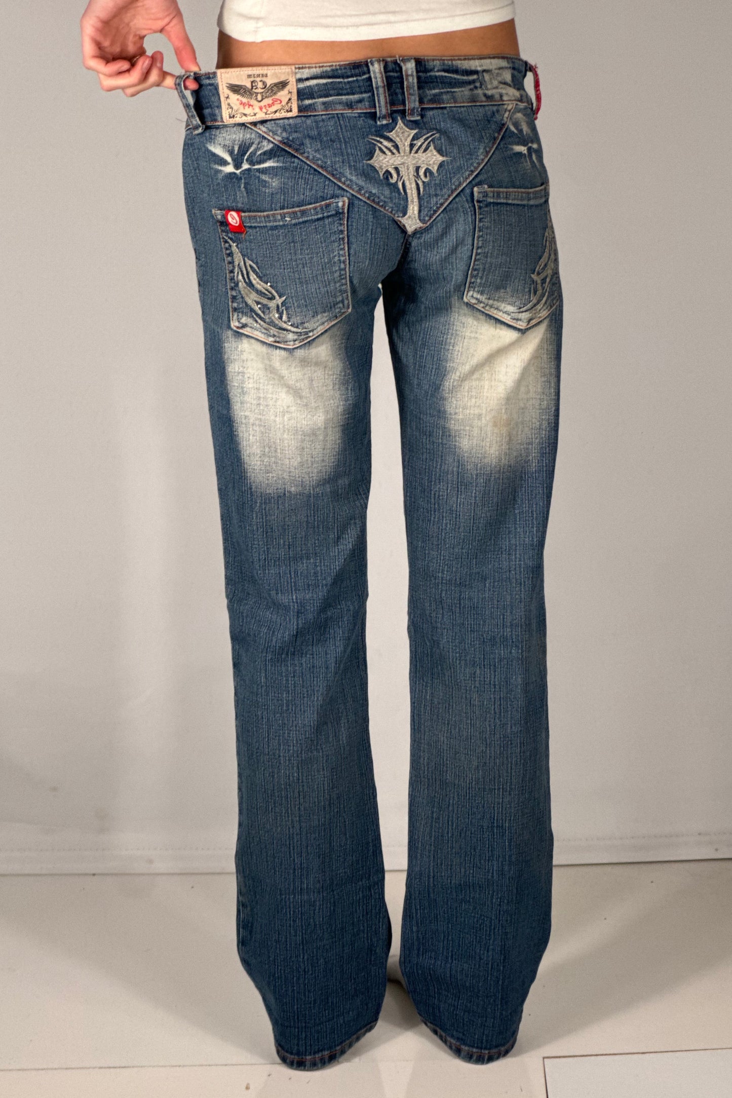 Lågmidjade jeans stl: S