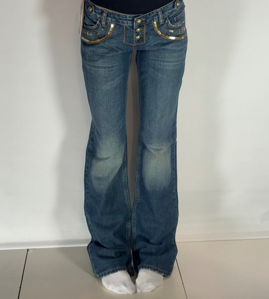 Lågmidjade jeans – stl: S