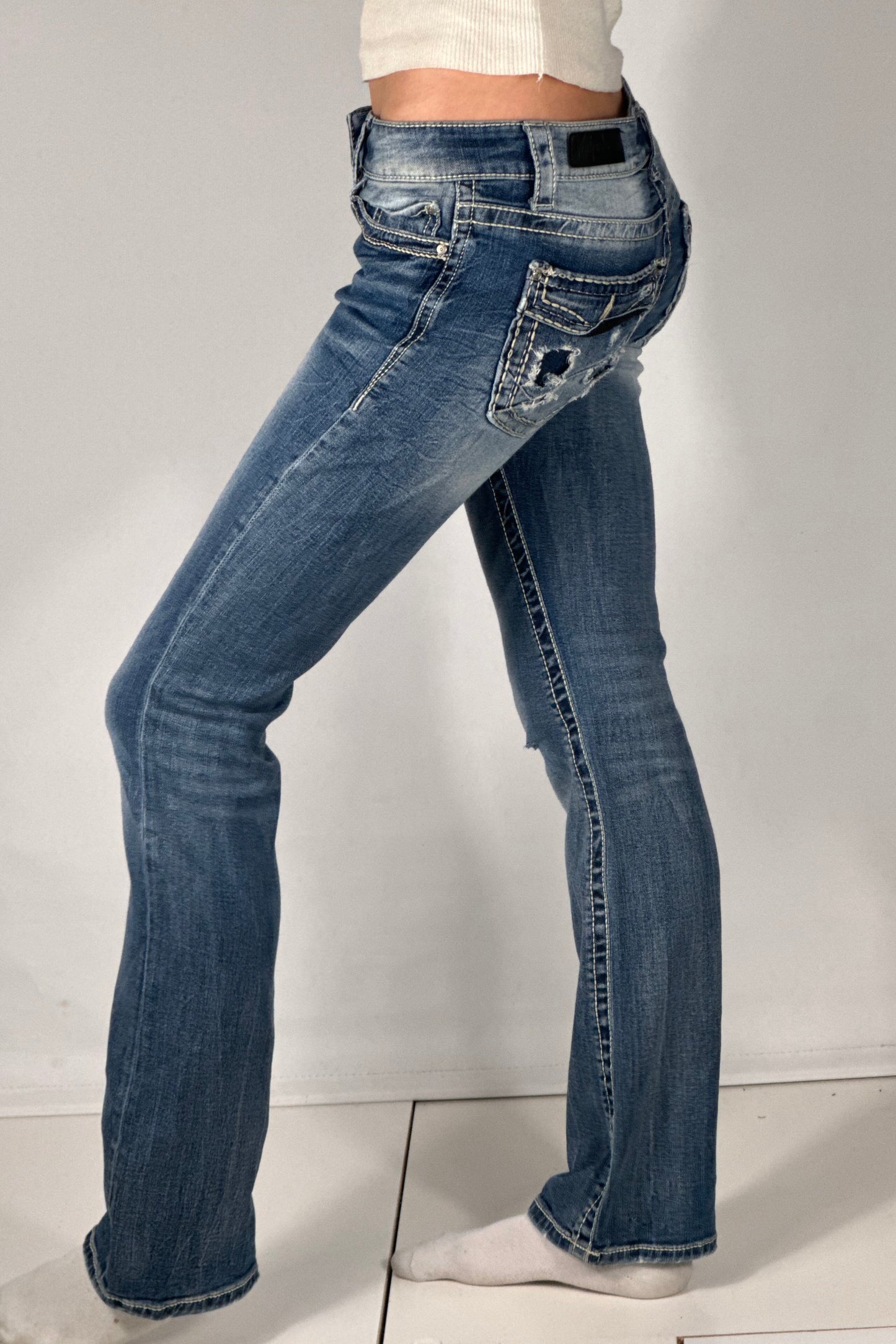 Lavtaljede jeans str: XS/S
