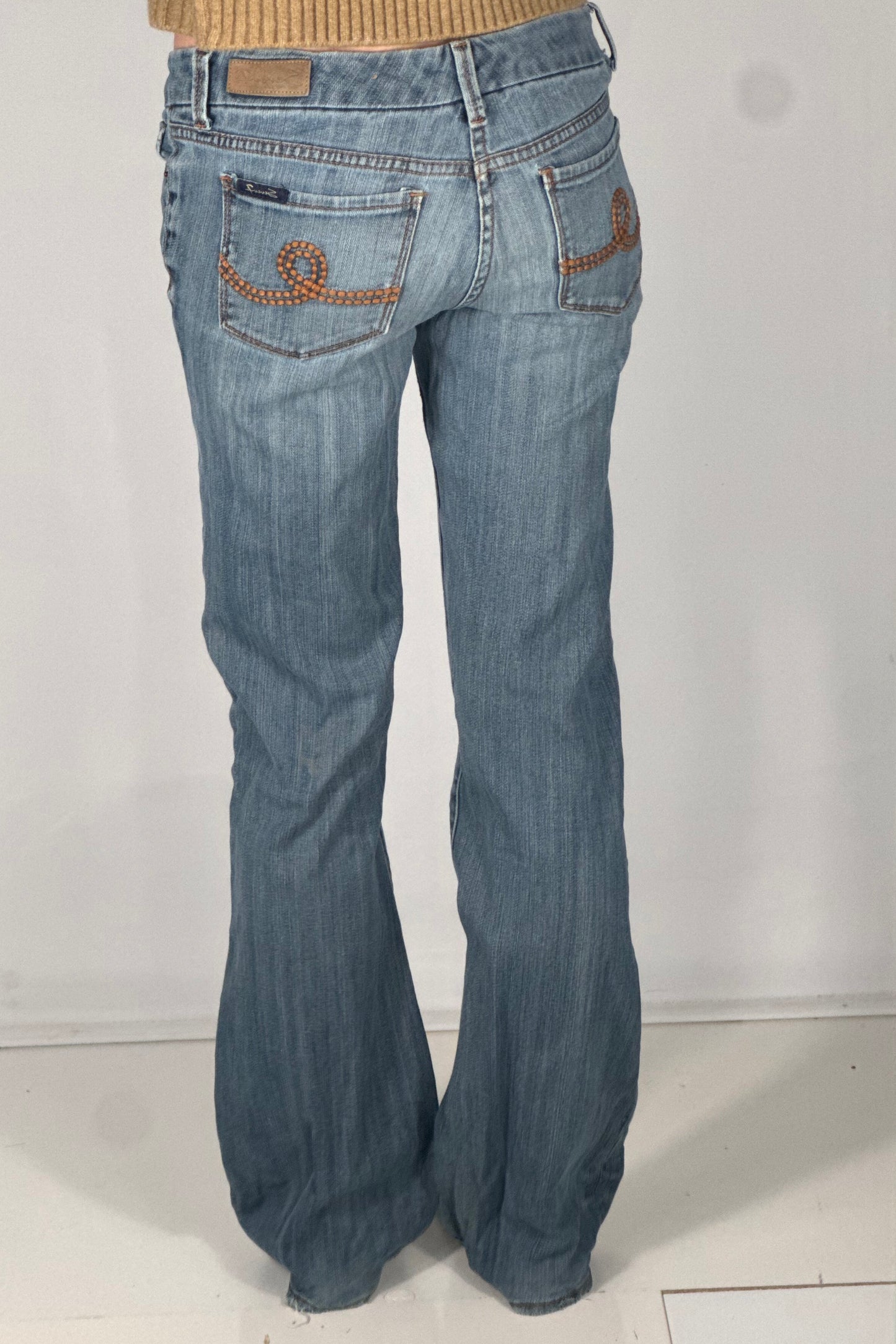 Lågmidjade jeans stl: S