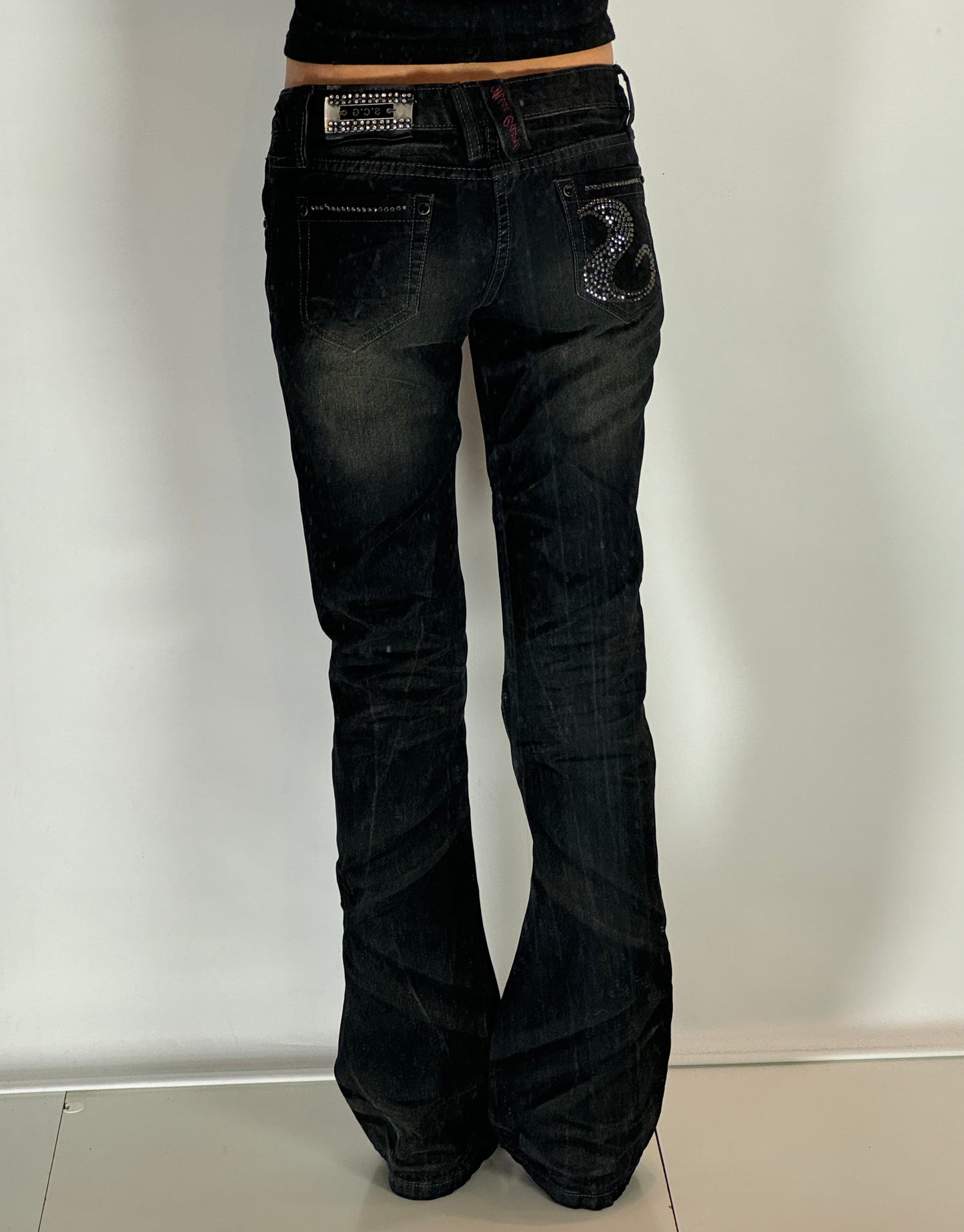 Lågmidjade jeans stl: S
