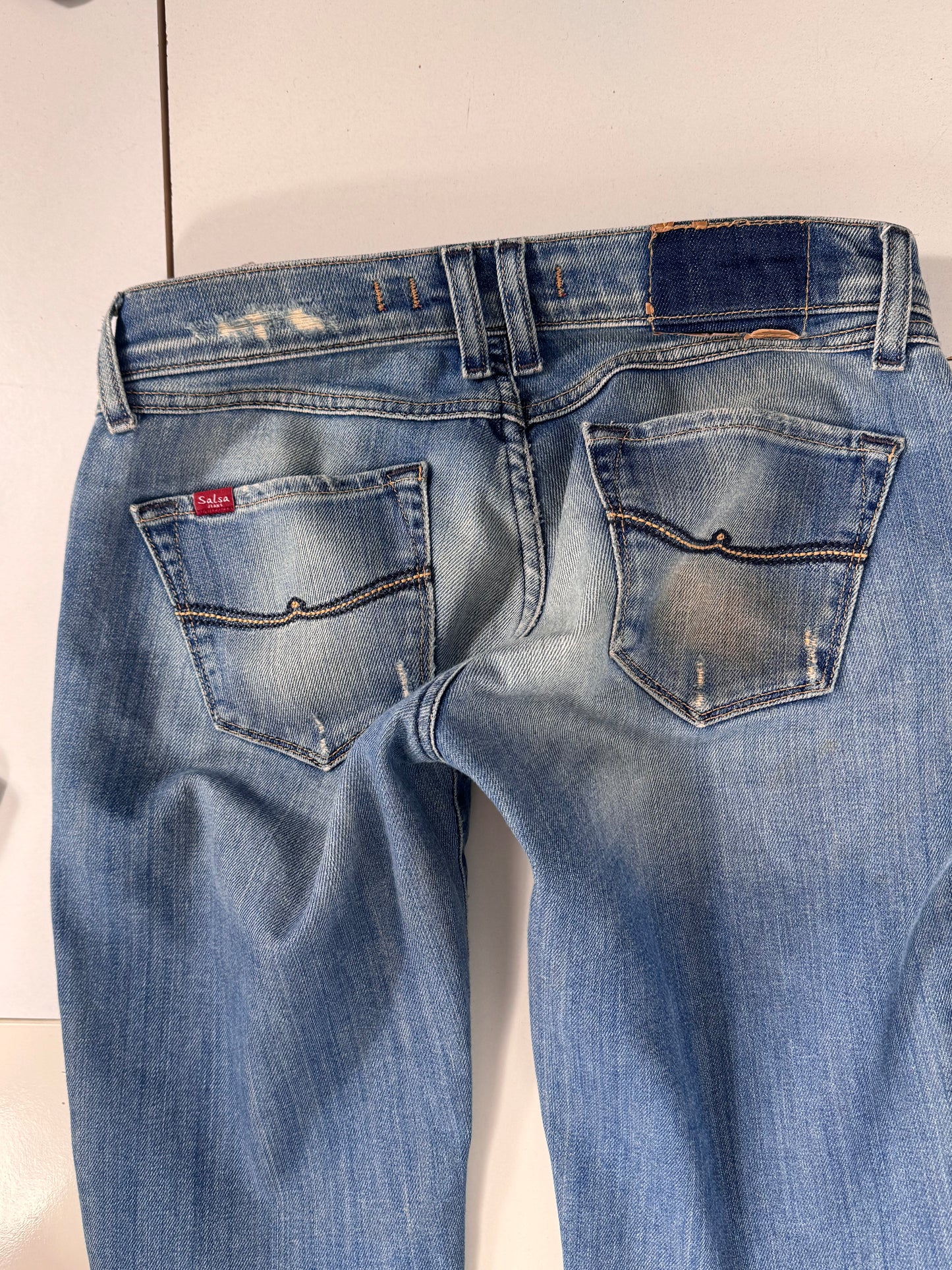 Lavt-sittende jeans str: XS