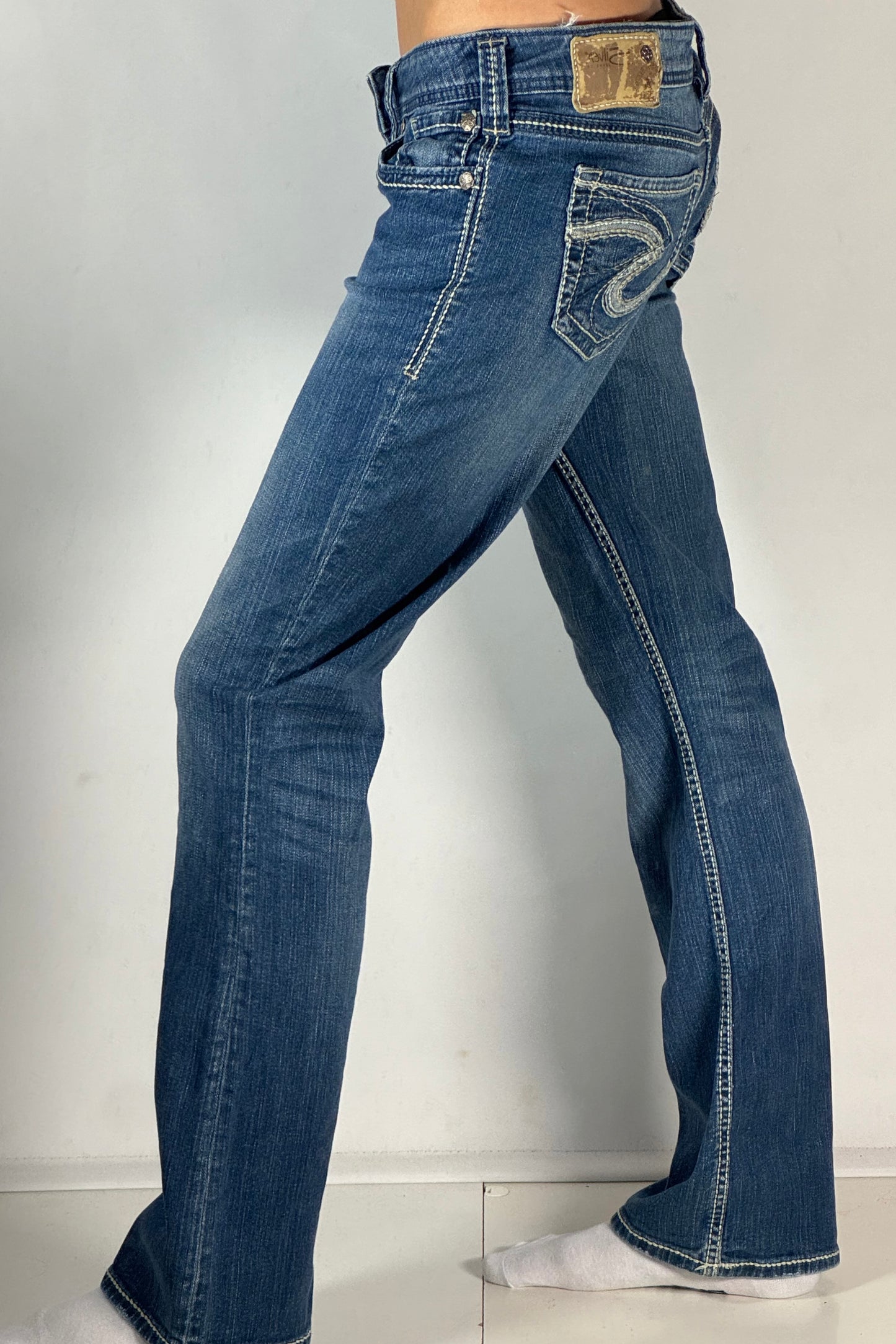 Lågmidjade jeans stl: S
