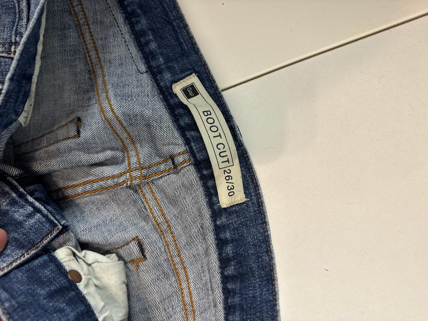 Lågmidjade jeans stl: S