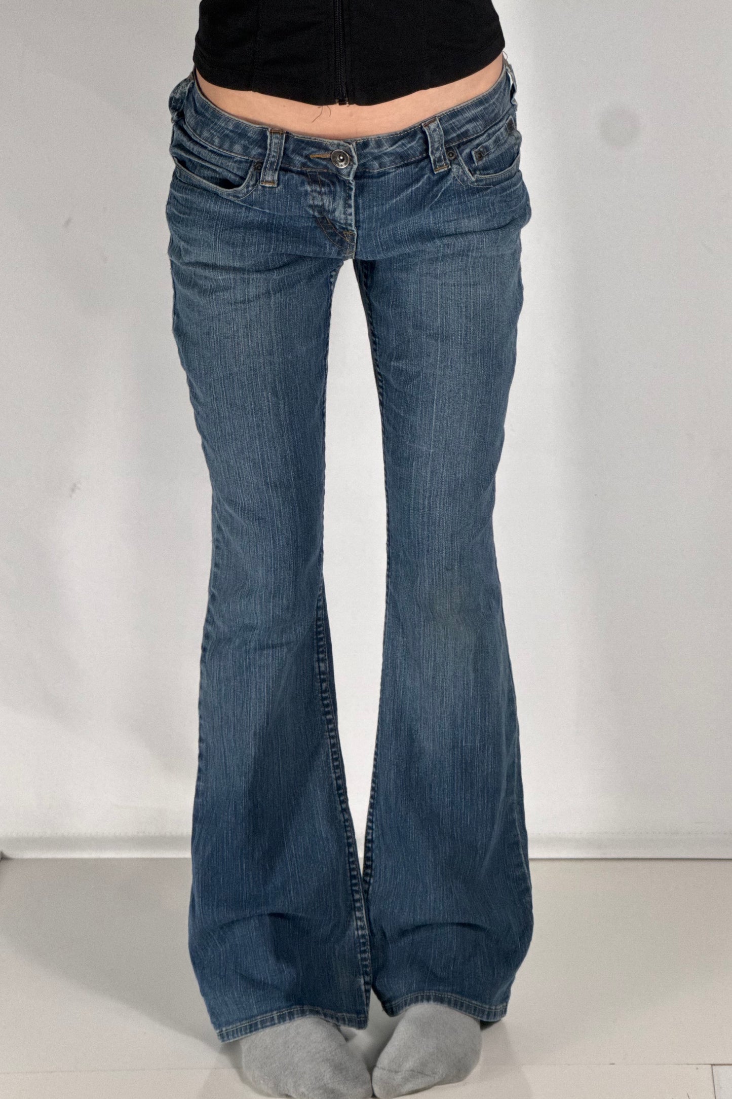 Lågmidjade jeans stl: S/M