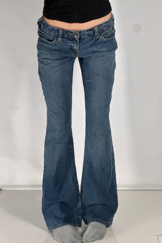 Lavtaljede jeans str: S/M