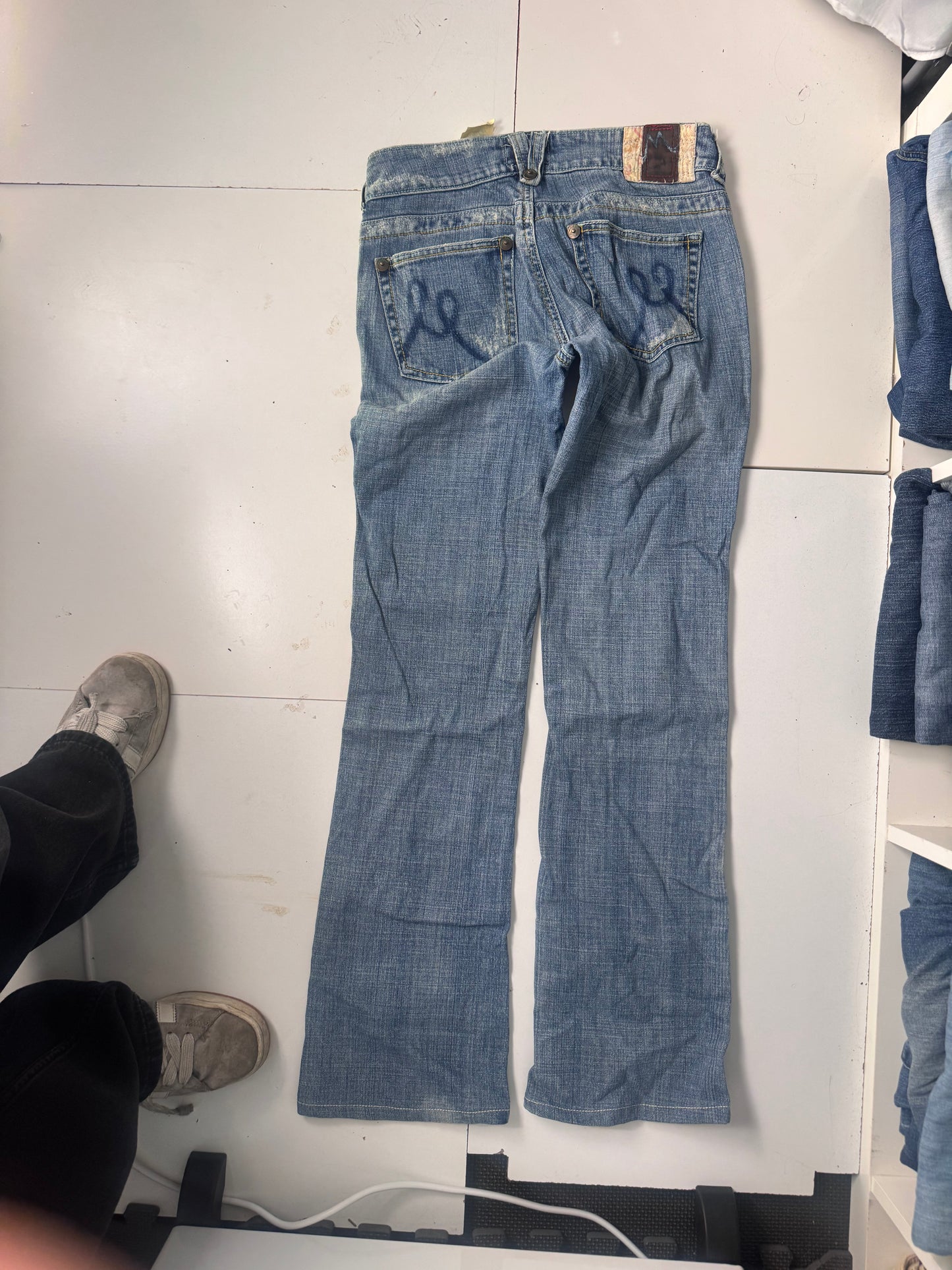 Lågmidjade jeans stl: S