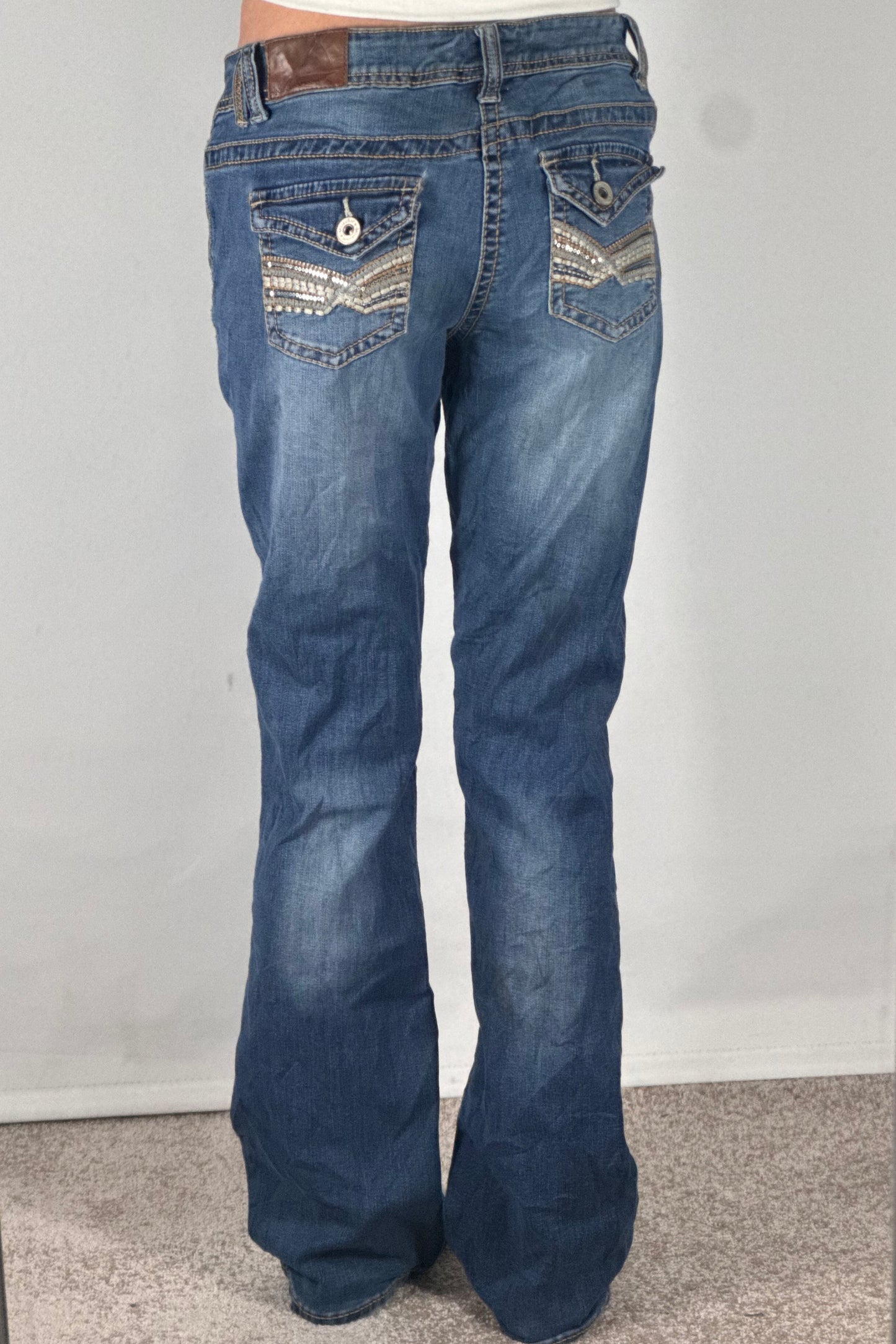 Lågmidjade jeans stl: S