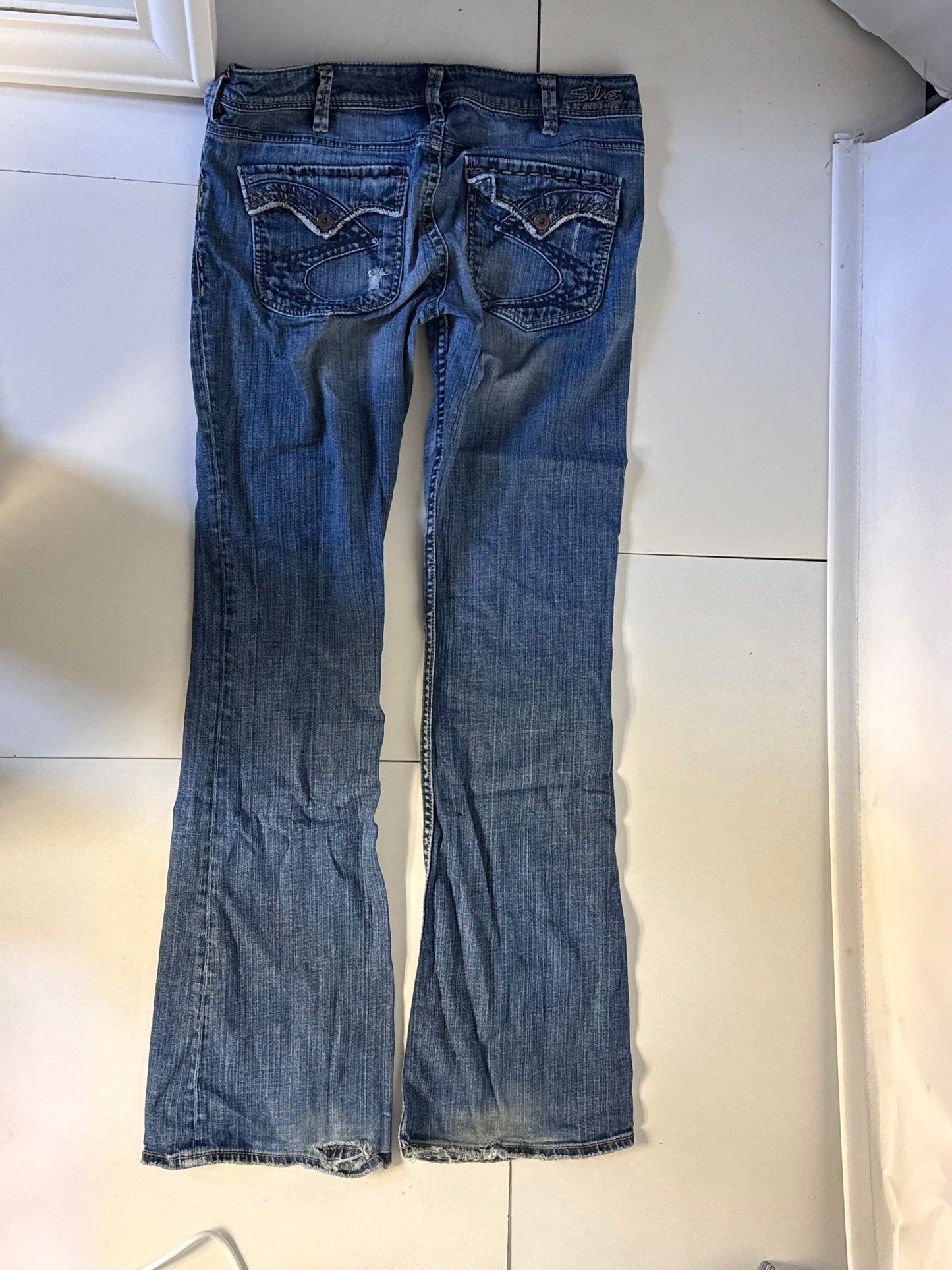 Lågmidjade jeans stl: M