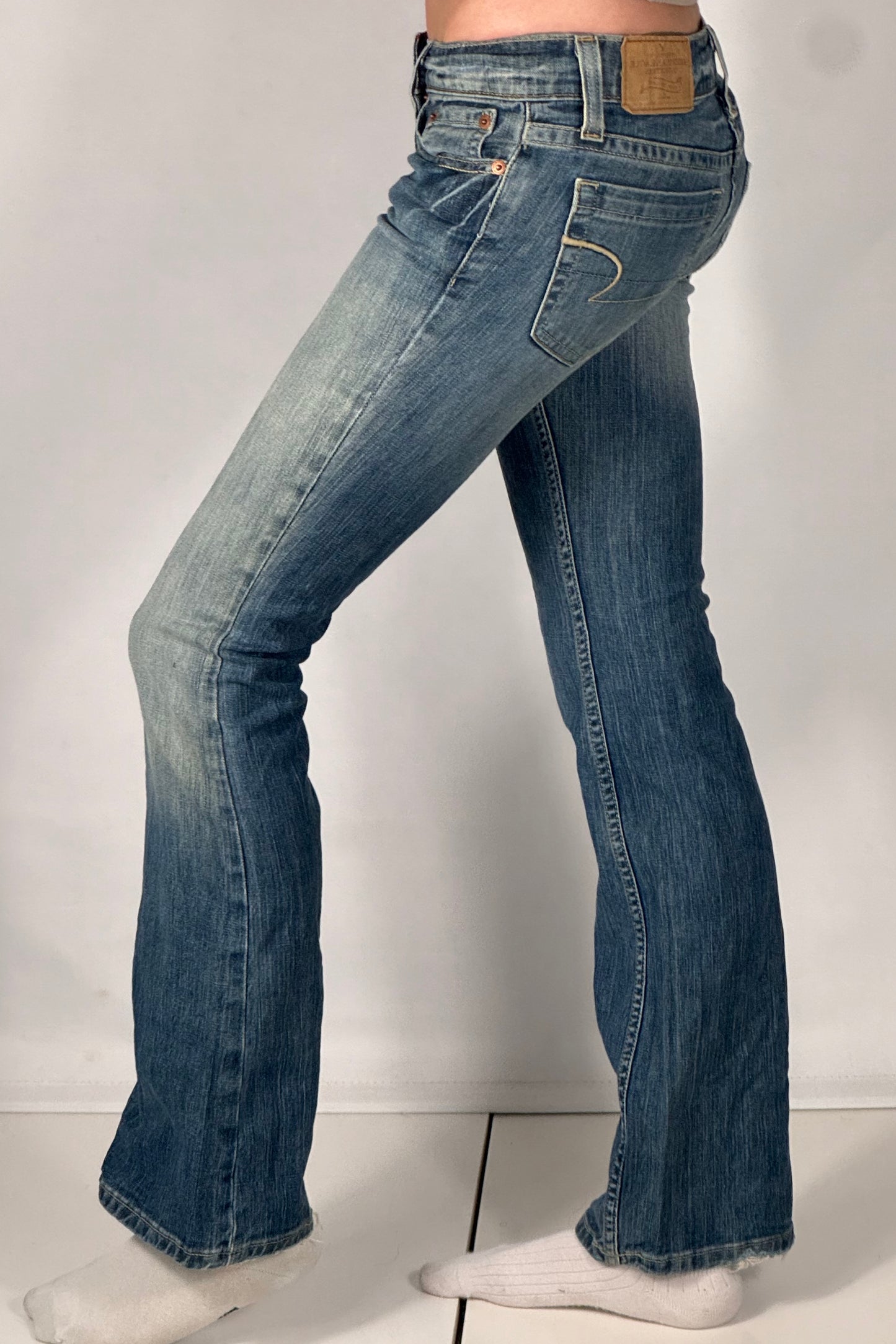 Lavlivede jeans str: XS