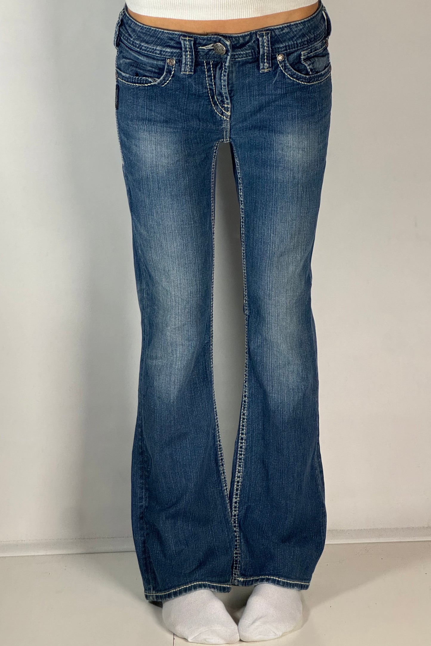 Lågmidjade jeans stl: S