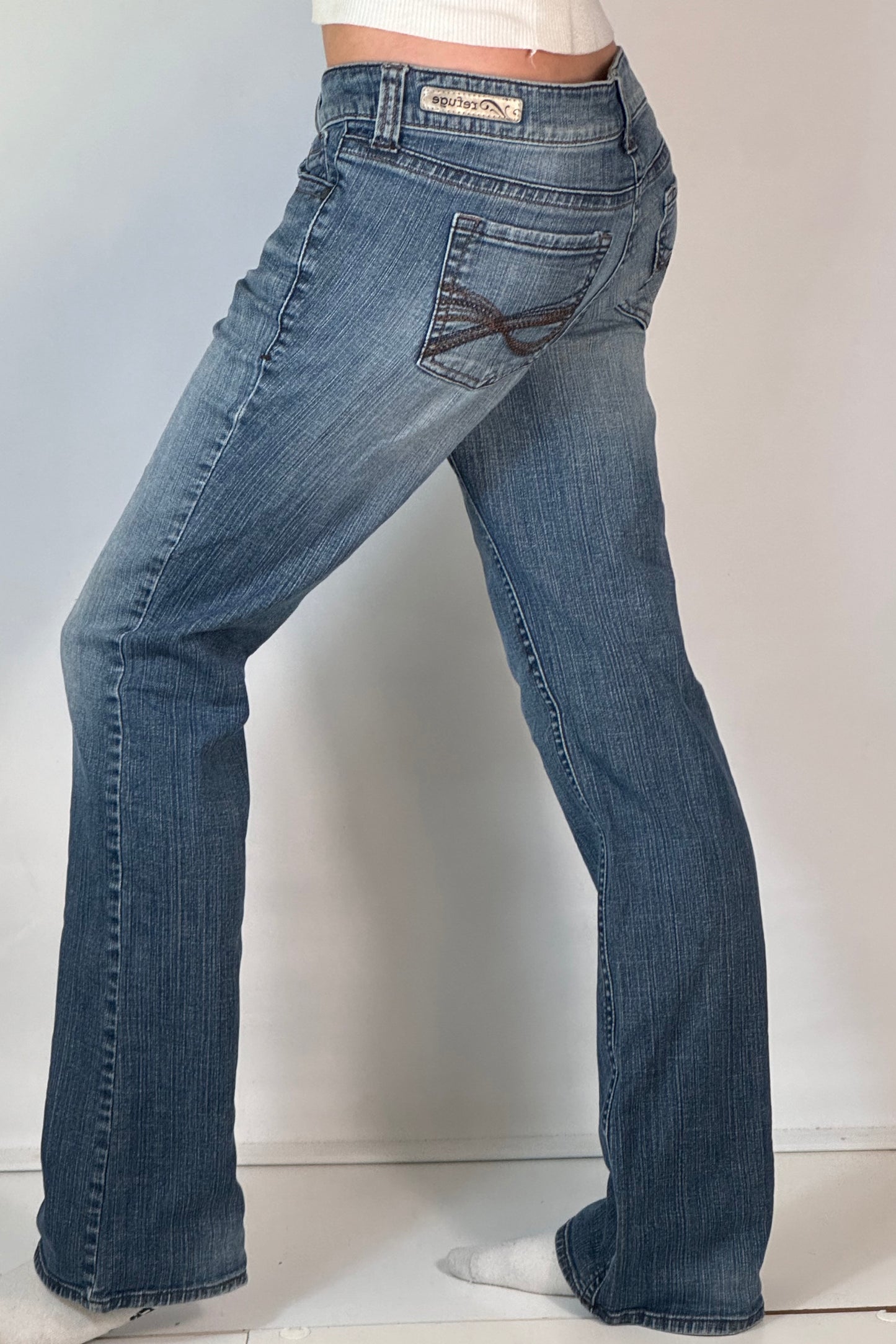 Lågmidjade jeans stl: S/M