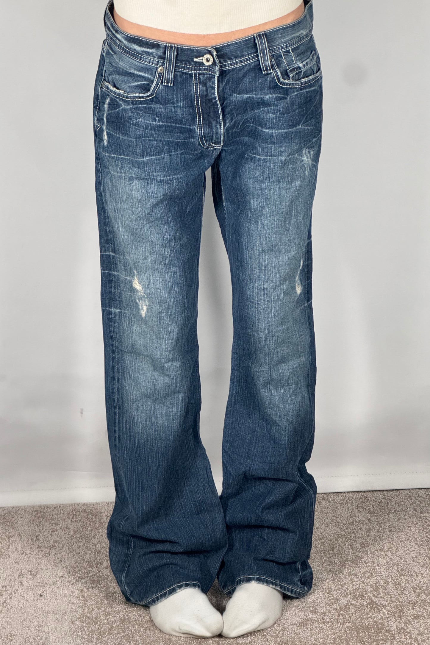Lågmidjade jeans stl: M