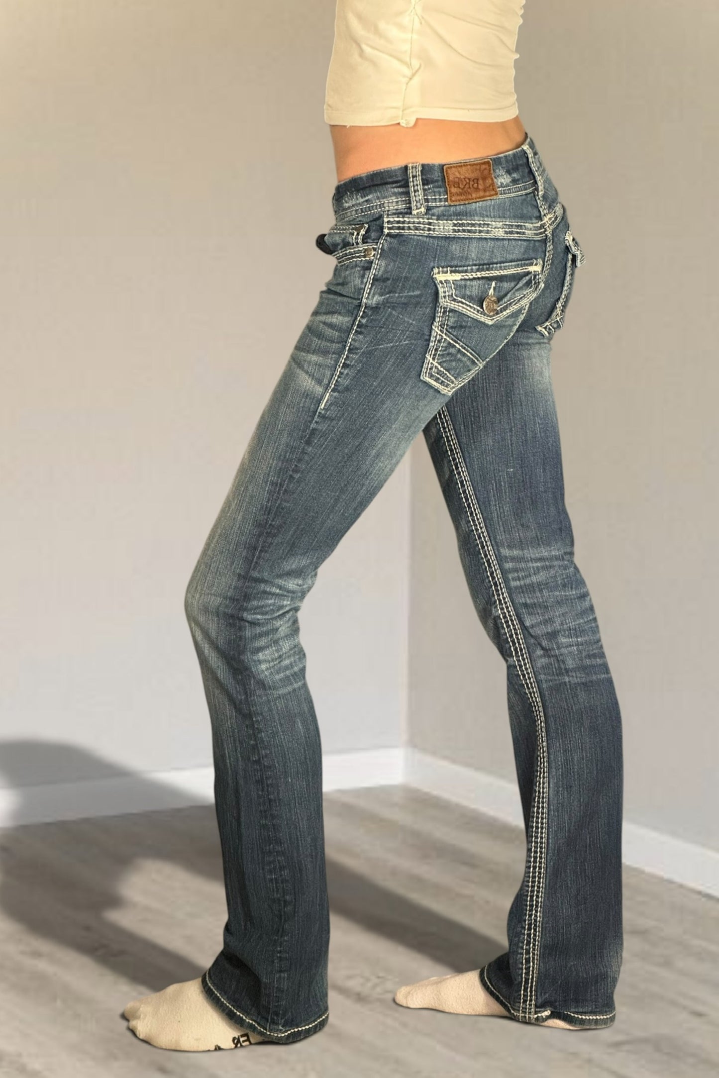 Lågmidjade jeans stl: XS