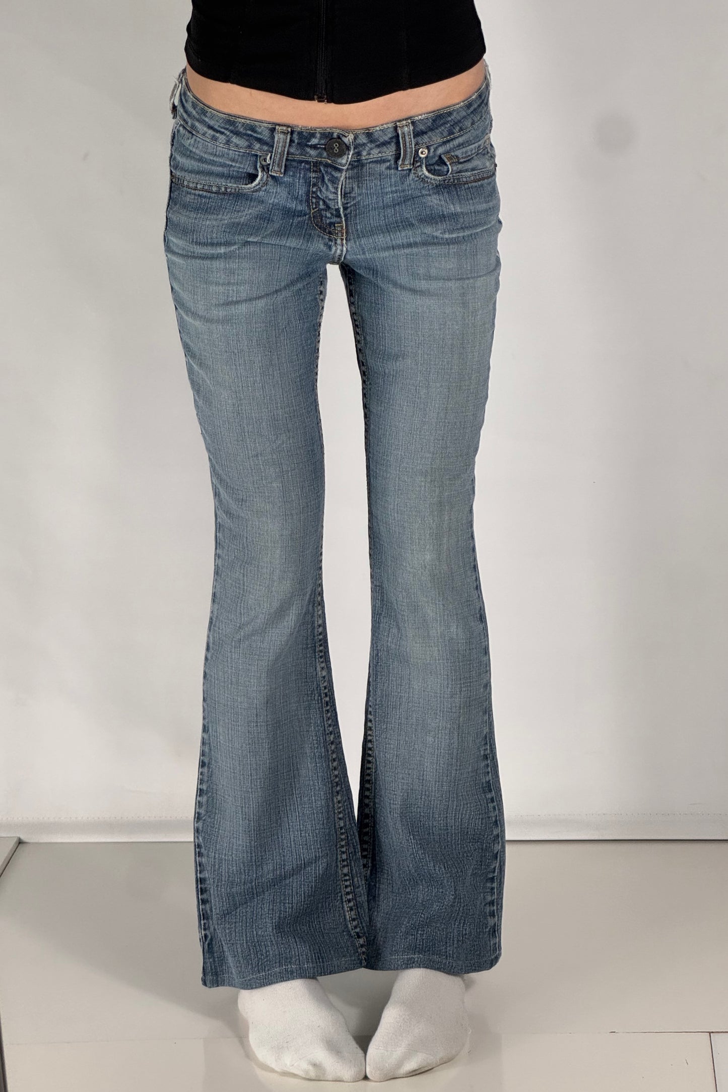 Lågmidjade jeans stl: XS