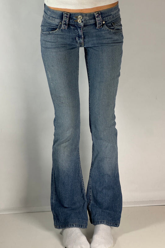 Lågmidjade jeans stl: XS