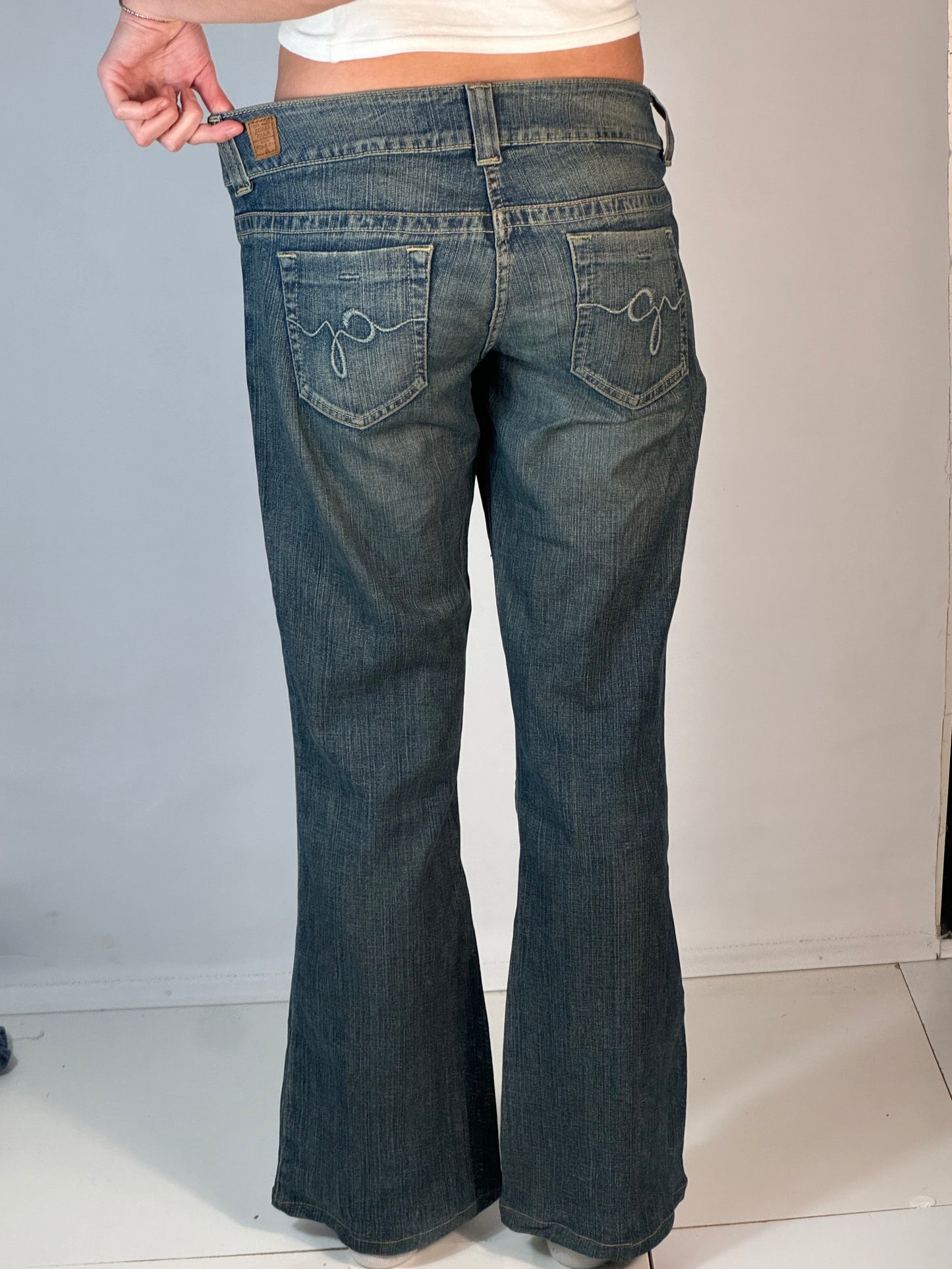 Lågmidjade jeans stl: S