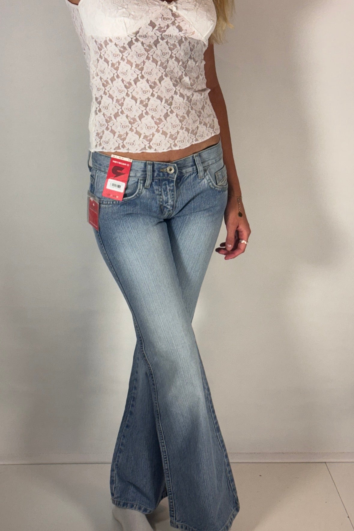 Lågmidjade jeans stl: XXS (W28/L32)