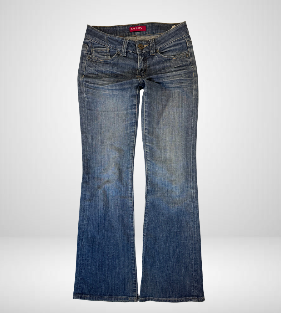 Lågmidjade jeans–stl: XS