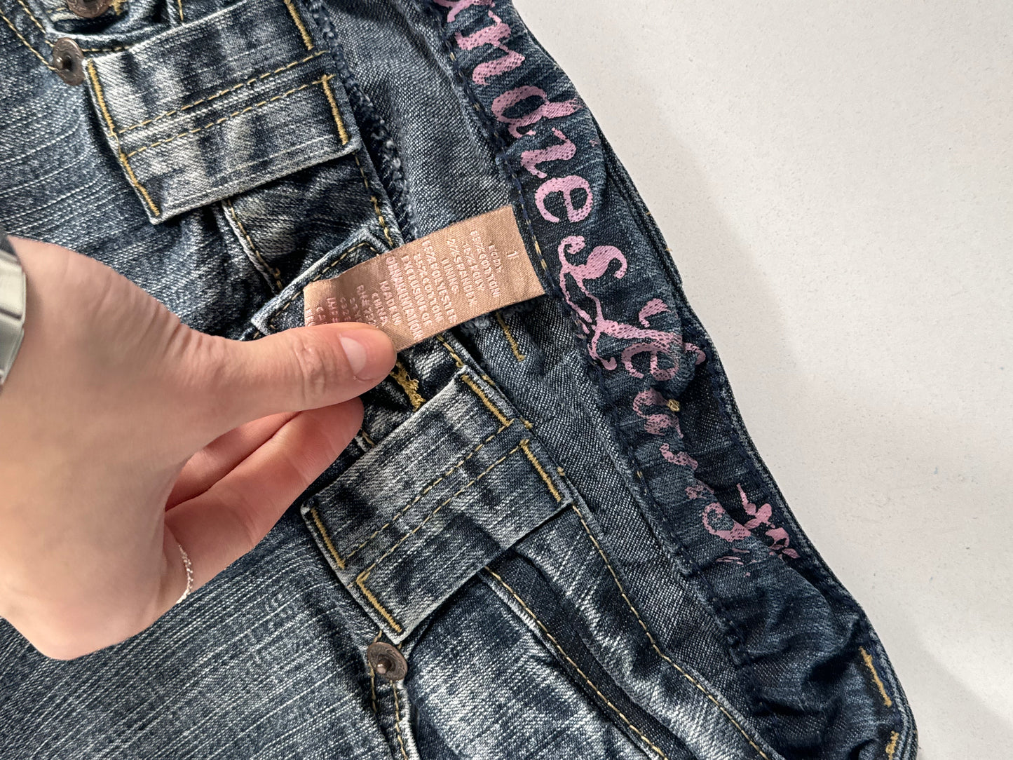 Lavlivede jeans str: XXS