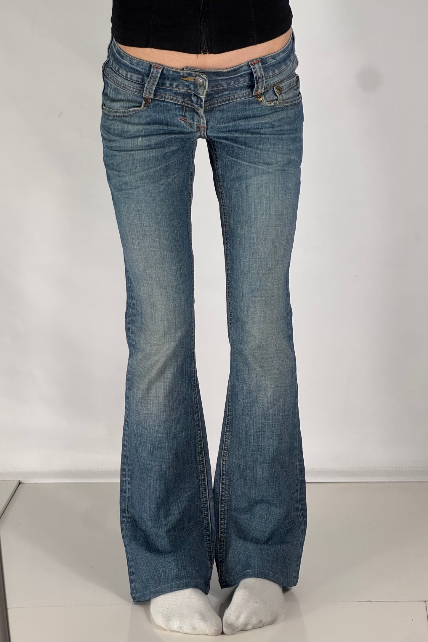 Lågmidjade jeans stl: XS
