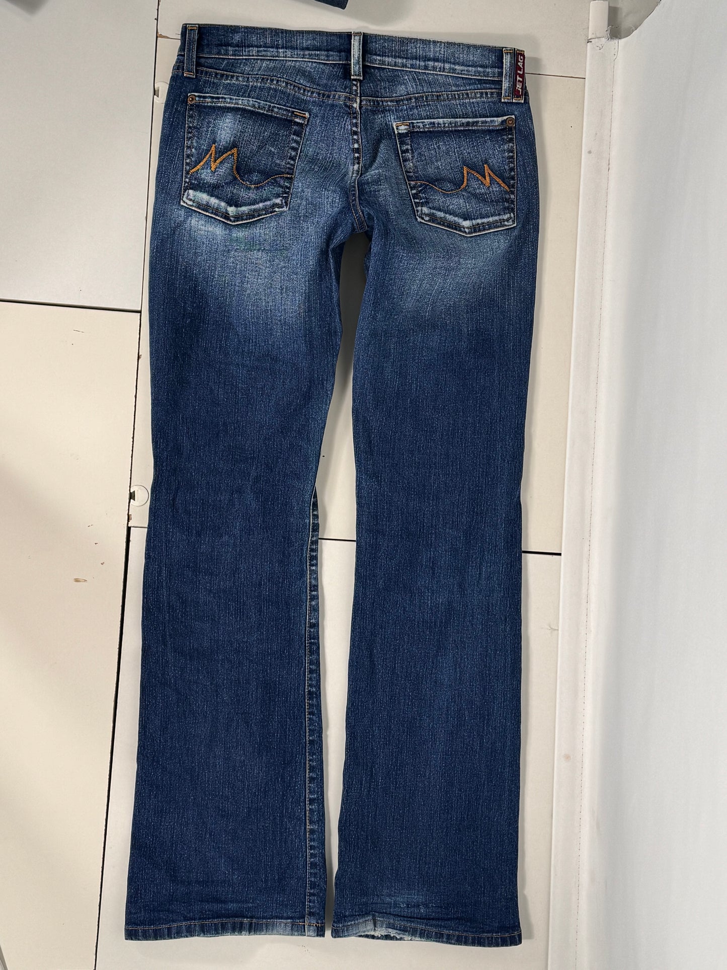 Lavtaljede jeans str: S