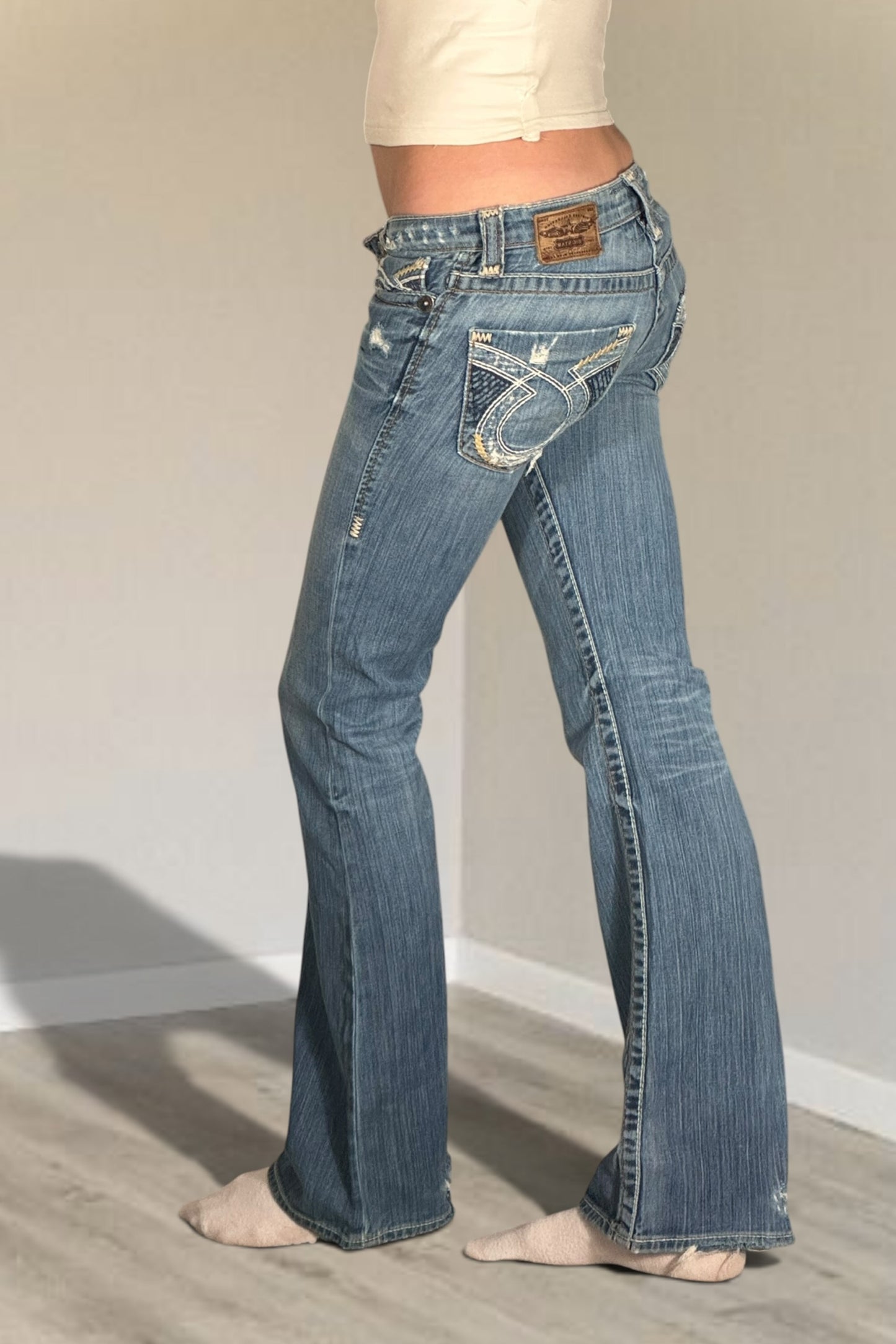 Lågmidjade jeans stl: XXS