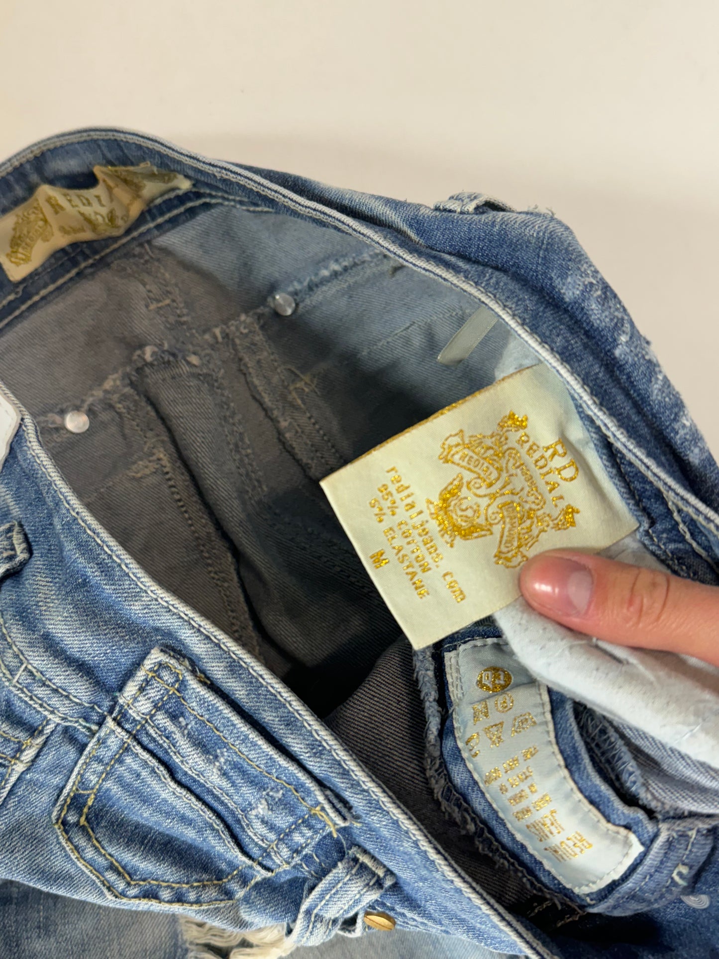 Lågmidjade jeans stl: S