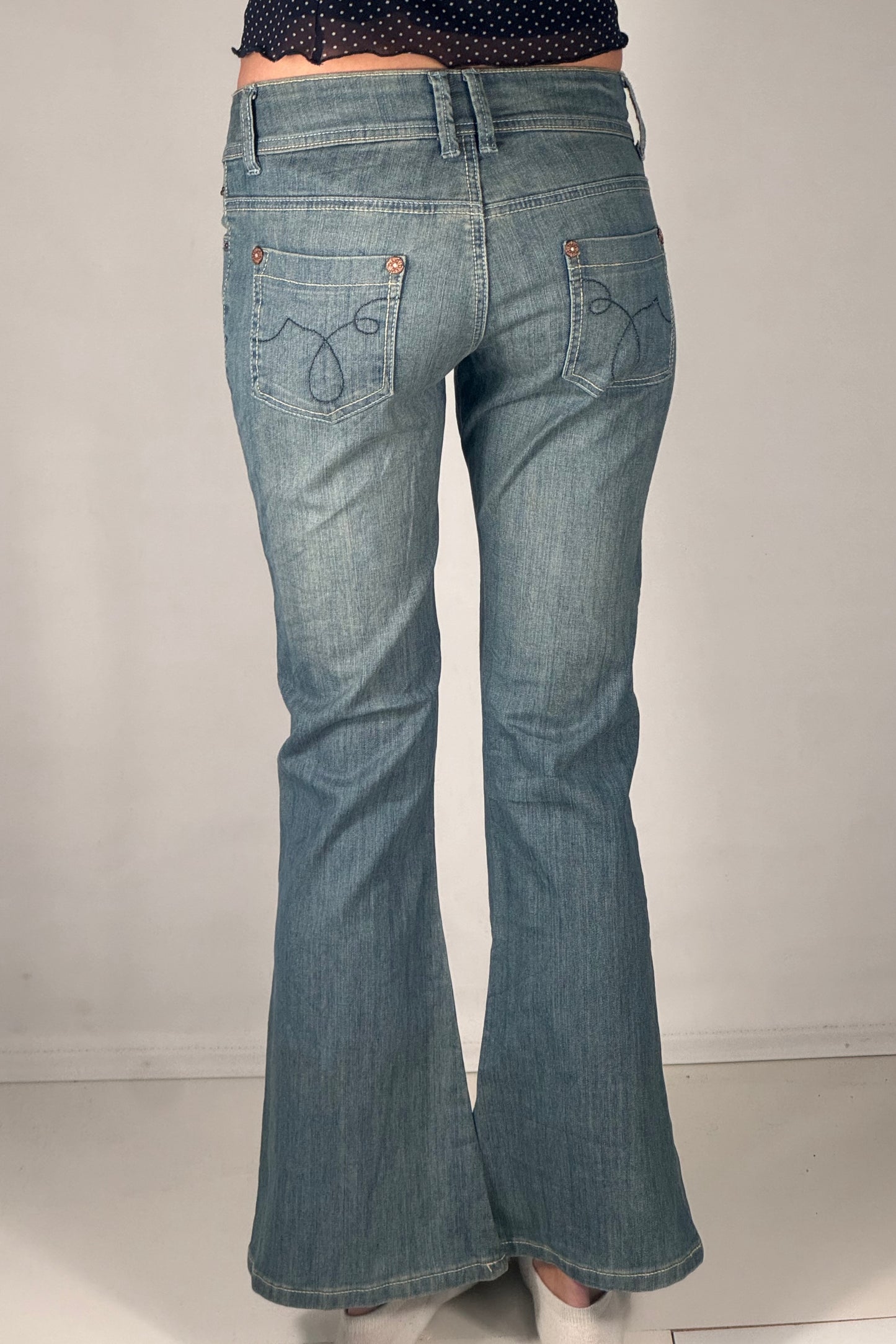 Lågmidjade jeans stl: XXS