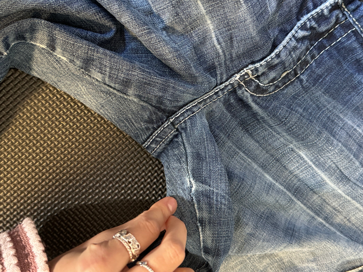 Lågmidjade jeans stl: S/M