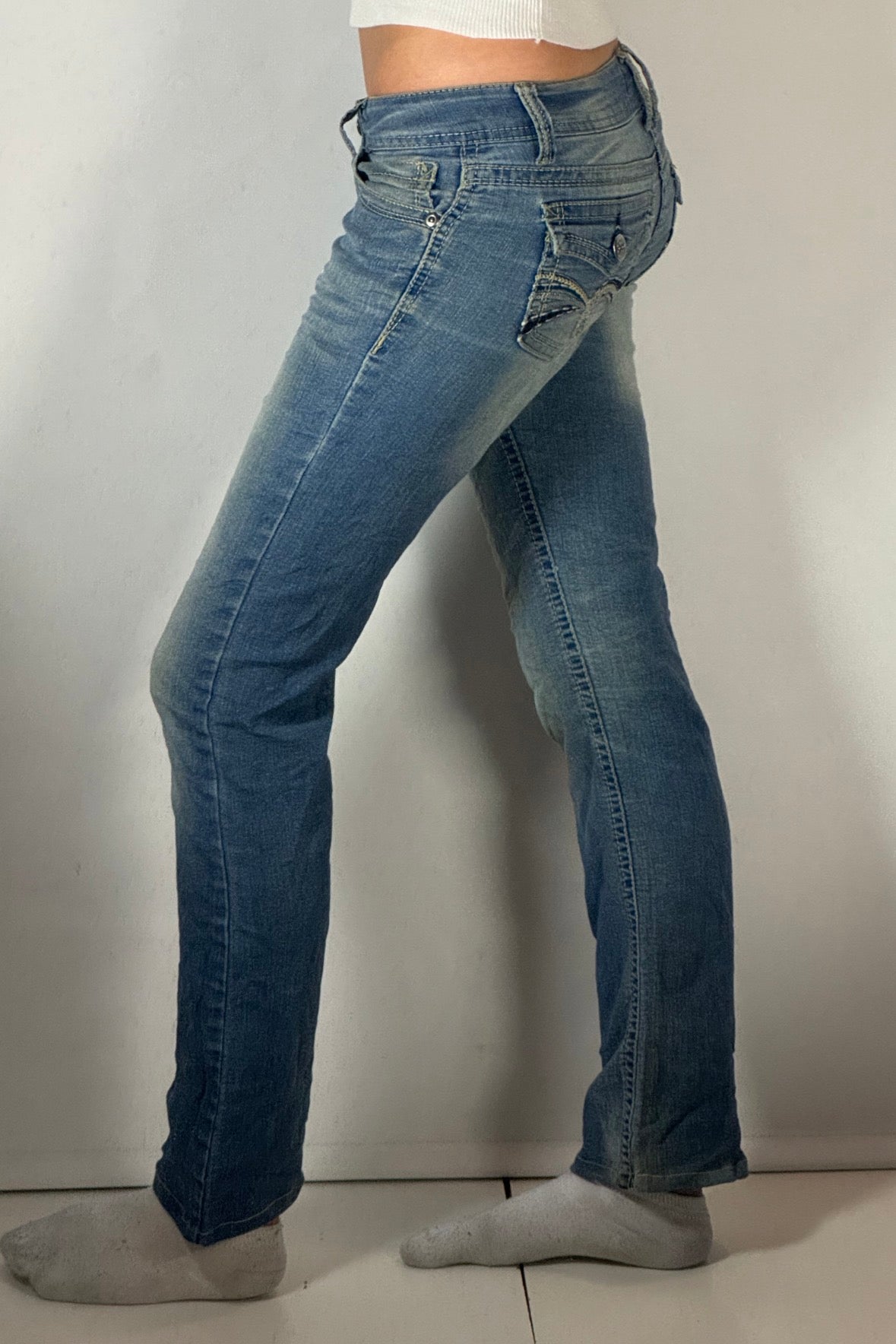 Lågmidjade jeans stl: XS