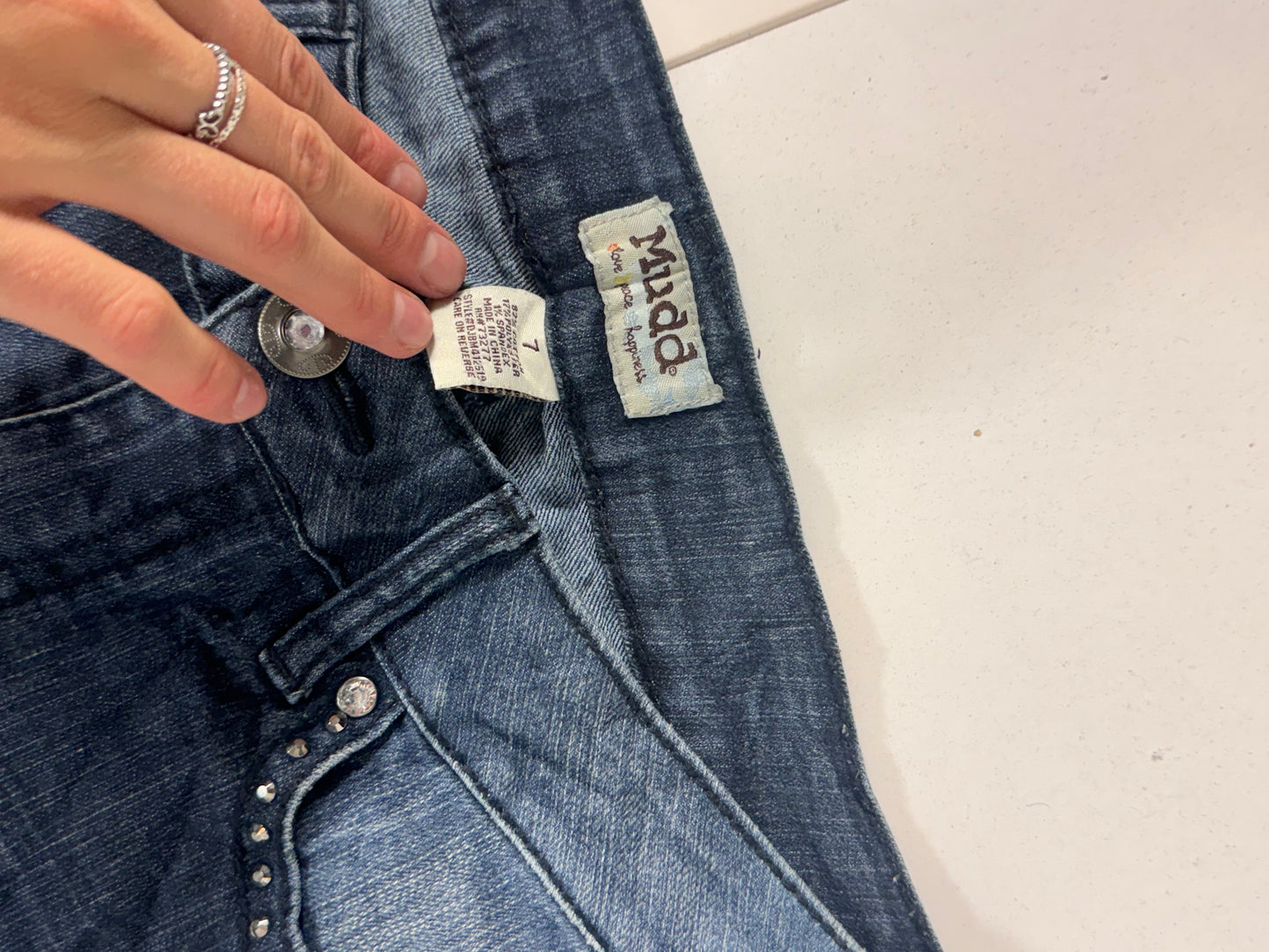 Lågmidjade jeans stl: S
