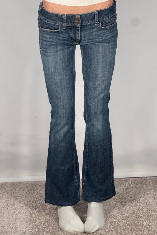 Lavtaljede jeans str: S