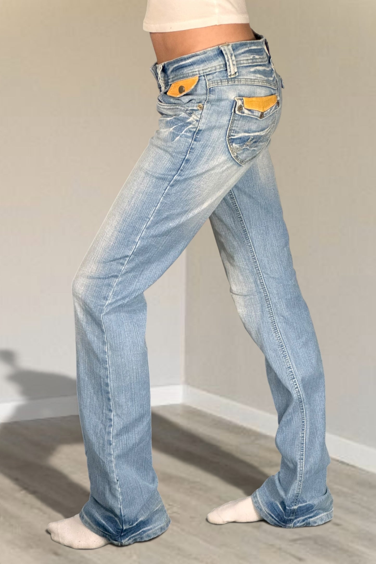 Lågmidjade jeans stl: XS