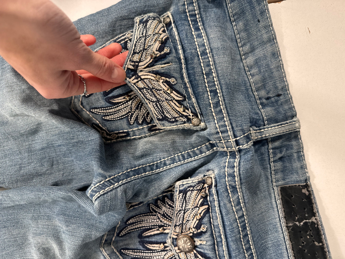 Lågmidjade jeans stl: XS