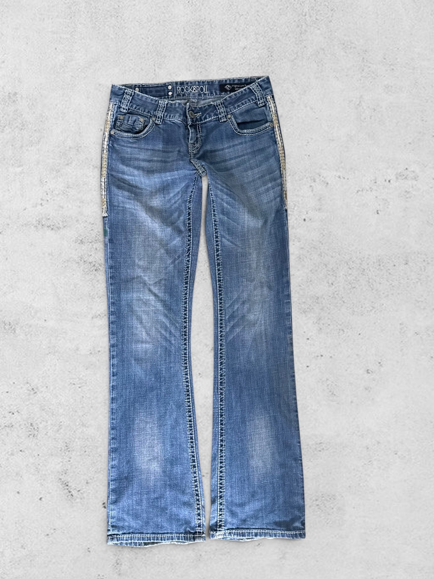 Lågmidjade jeans stl: S