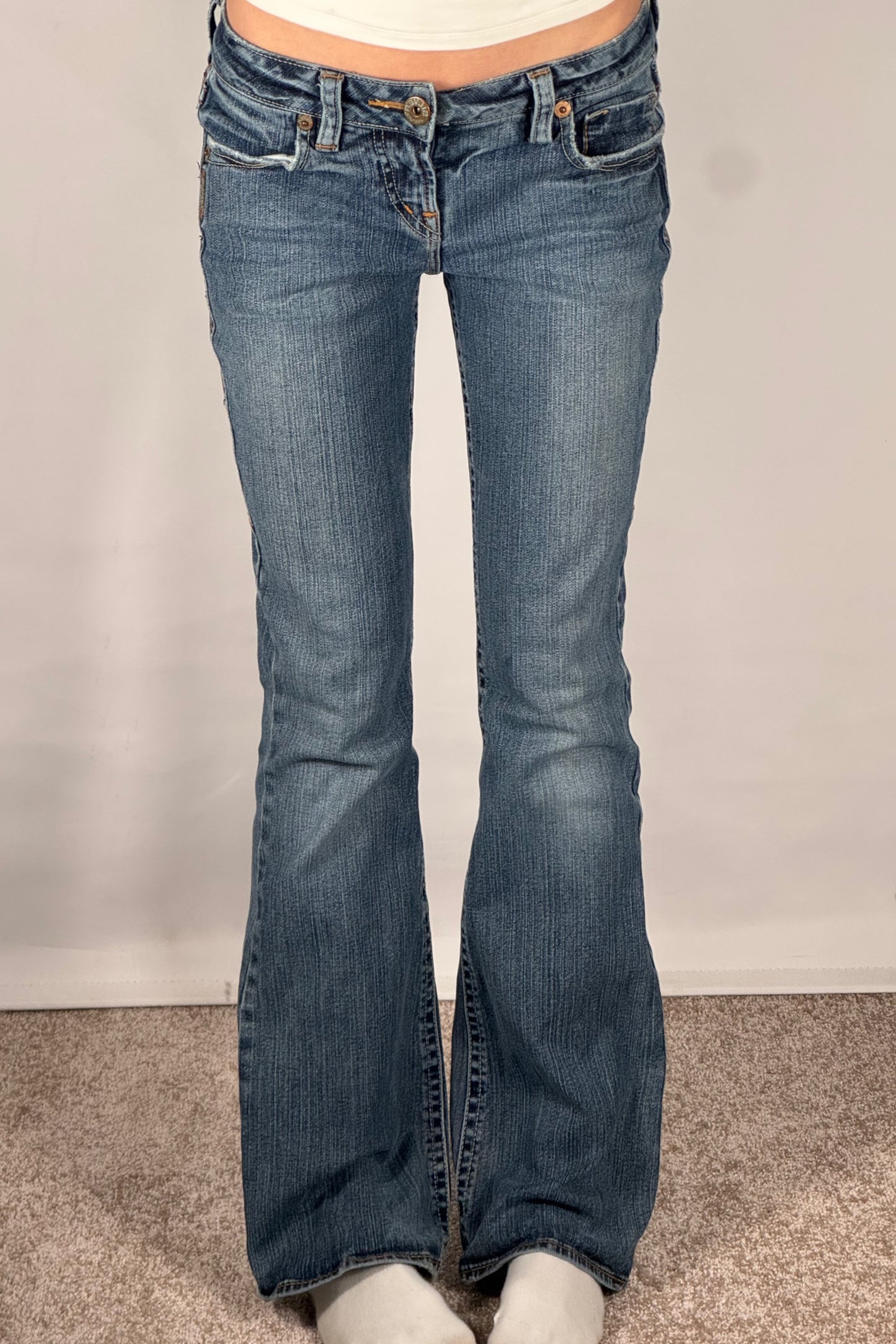 Lågmidjade jeans stl: XS