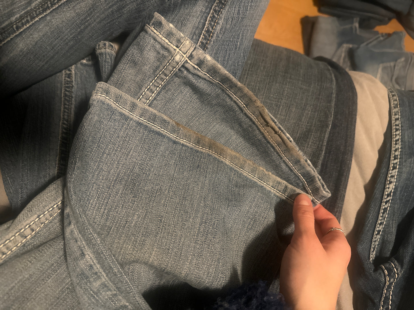 Lavtaljede jeans str: XS