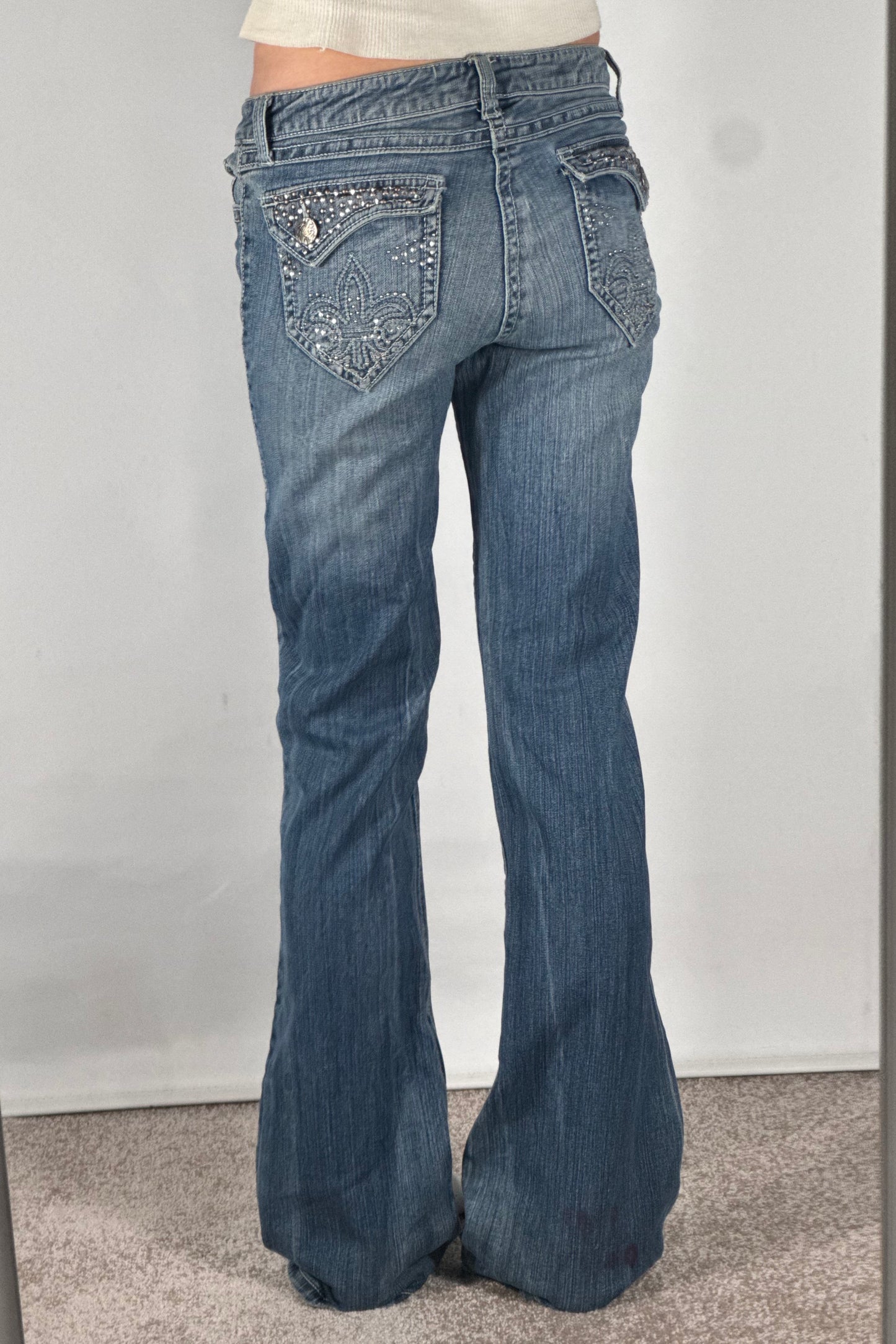 Lågmidjade jeans stl: XS