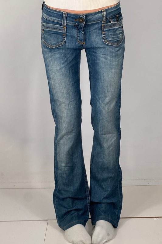 Lågmidjade jeans stl: S