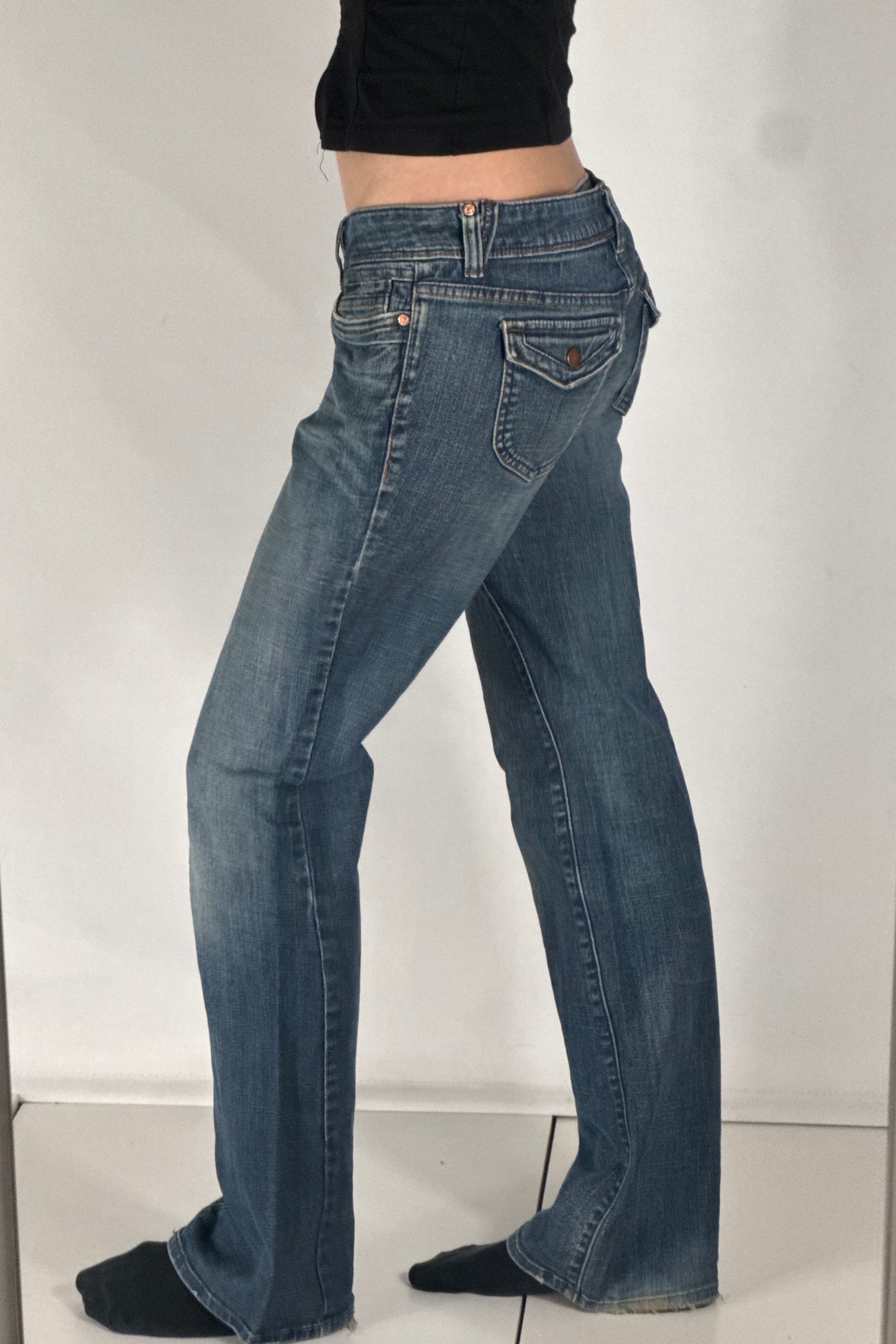 Lågmidjade jeans stl: M