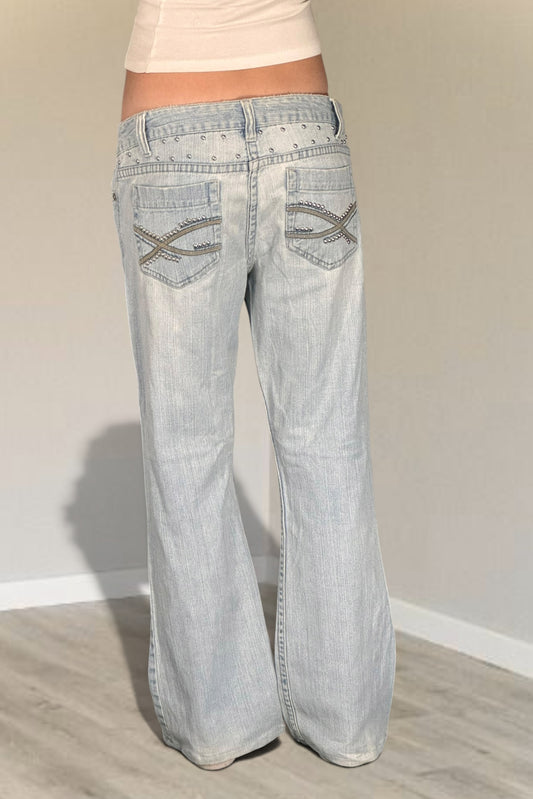 Lågmidjade jeans stl: M