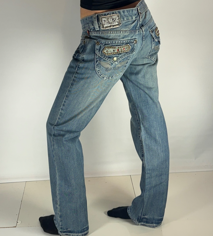 Lågmidjade jeans – stl: S