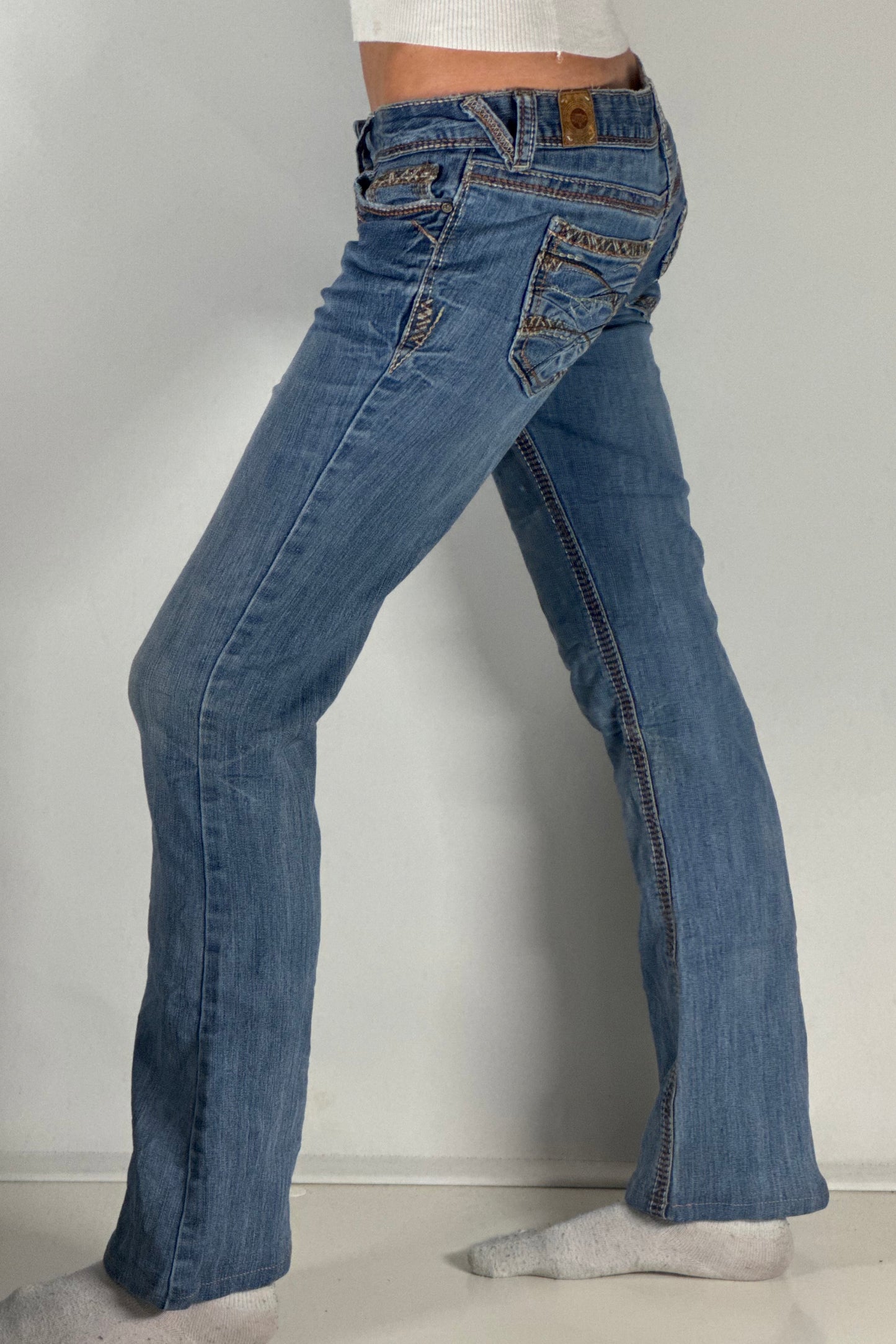 Lågmidjade jeans stl: S