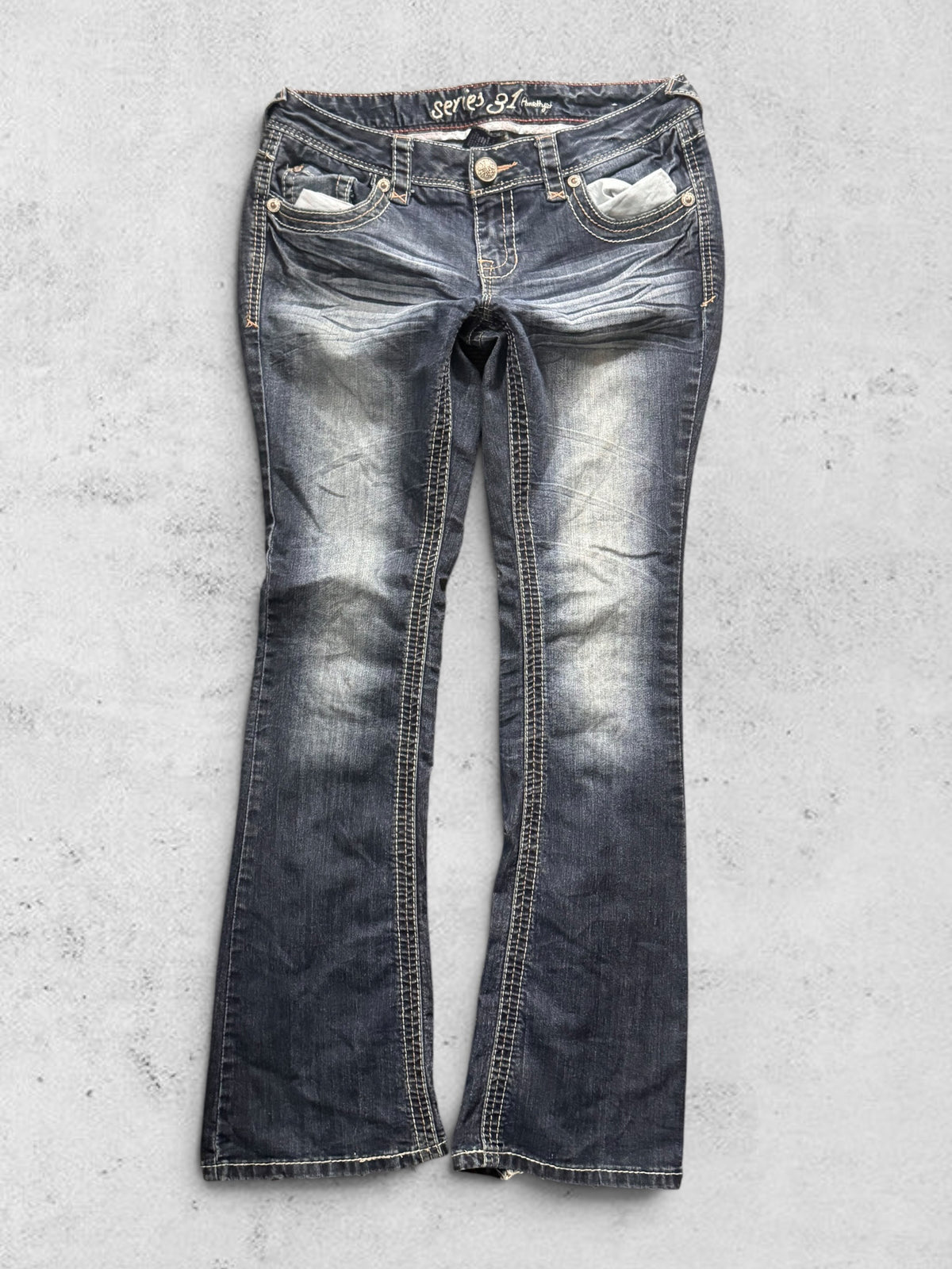 Lågmidjade jeans stl: S