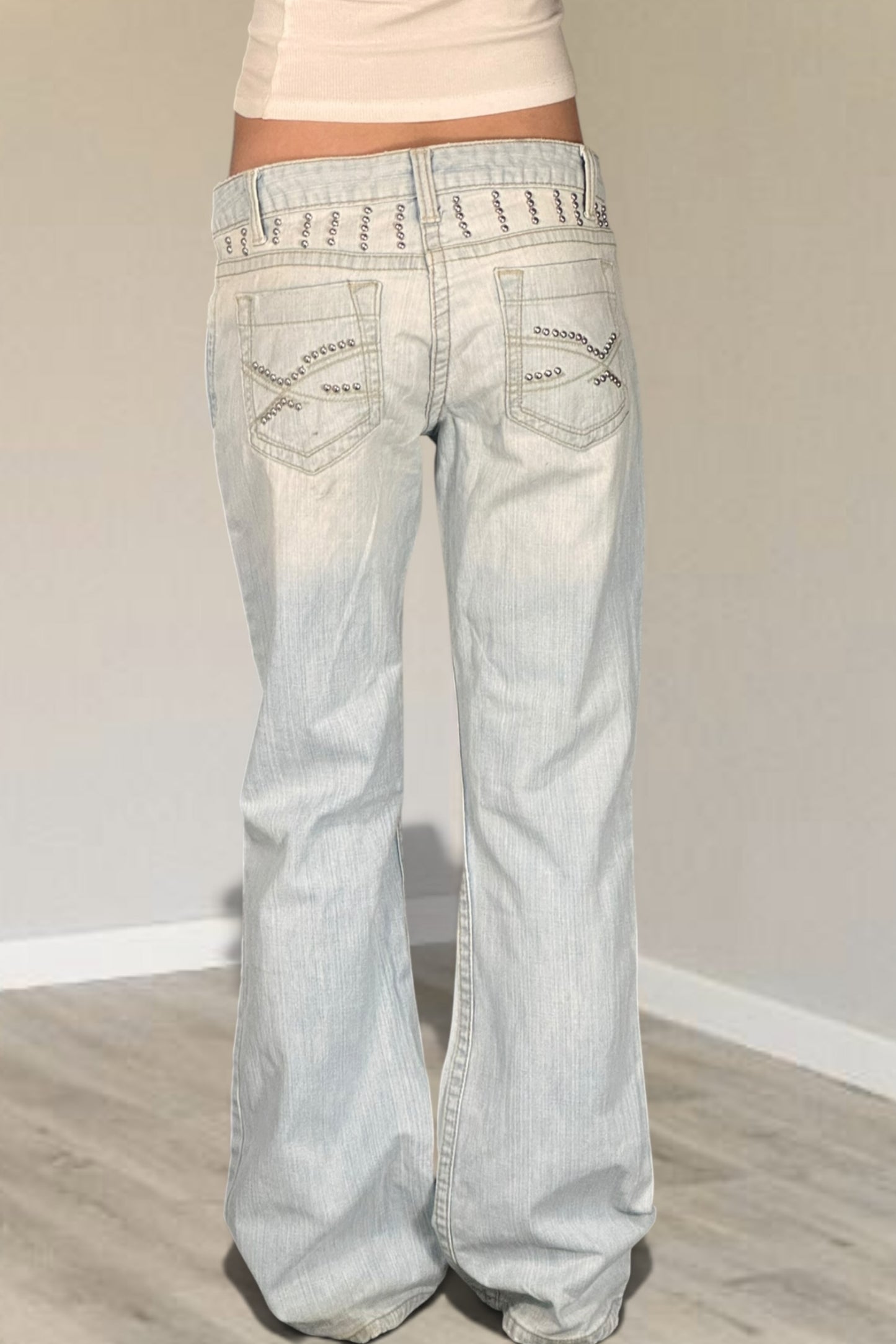 Lågmidjade jeans stl: S/M