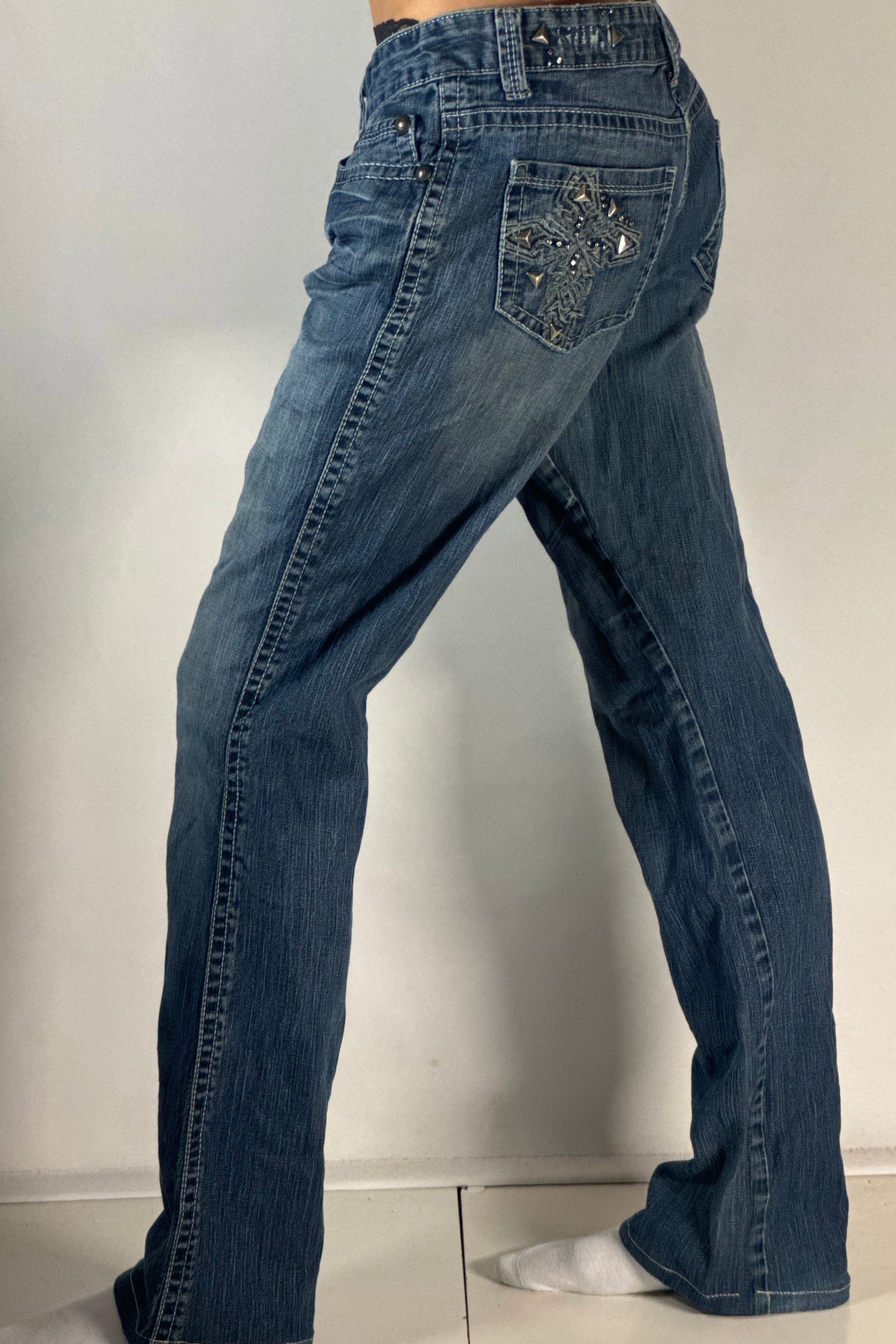 Lågmidjade jeans stl: S/M