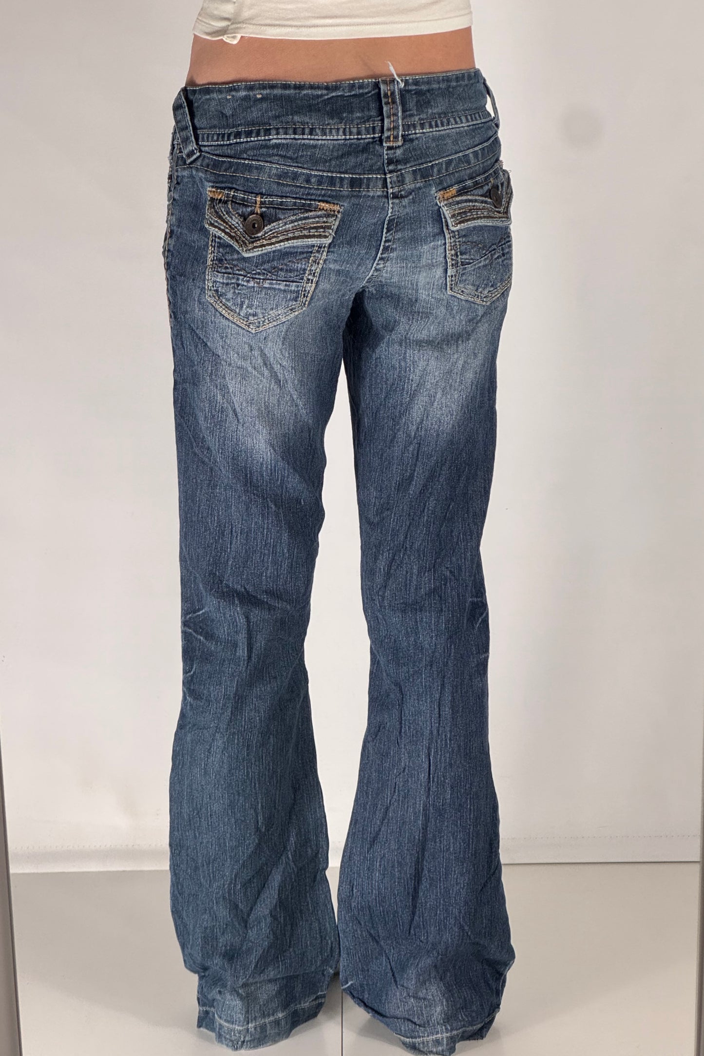 Lågmidjade jeans stl: S/M