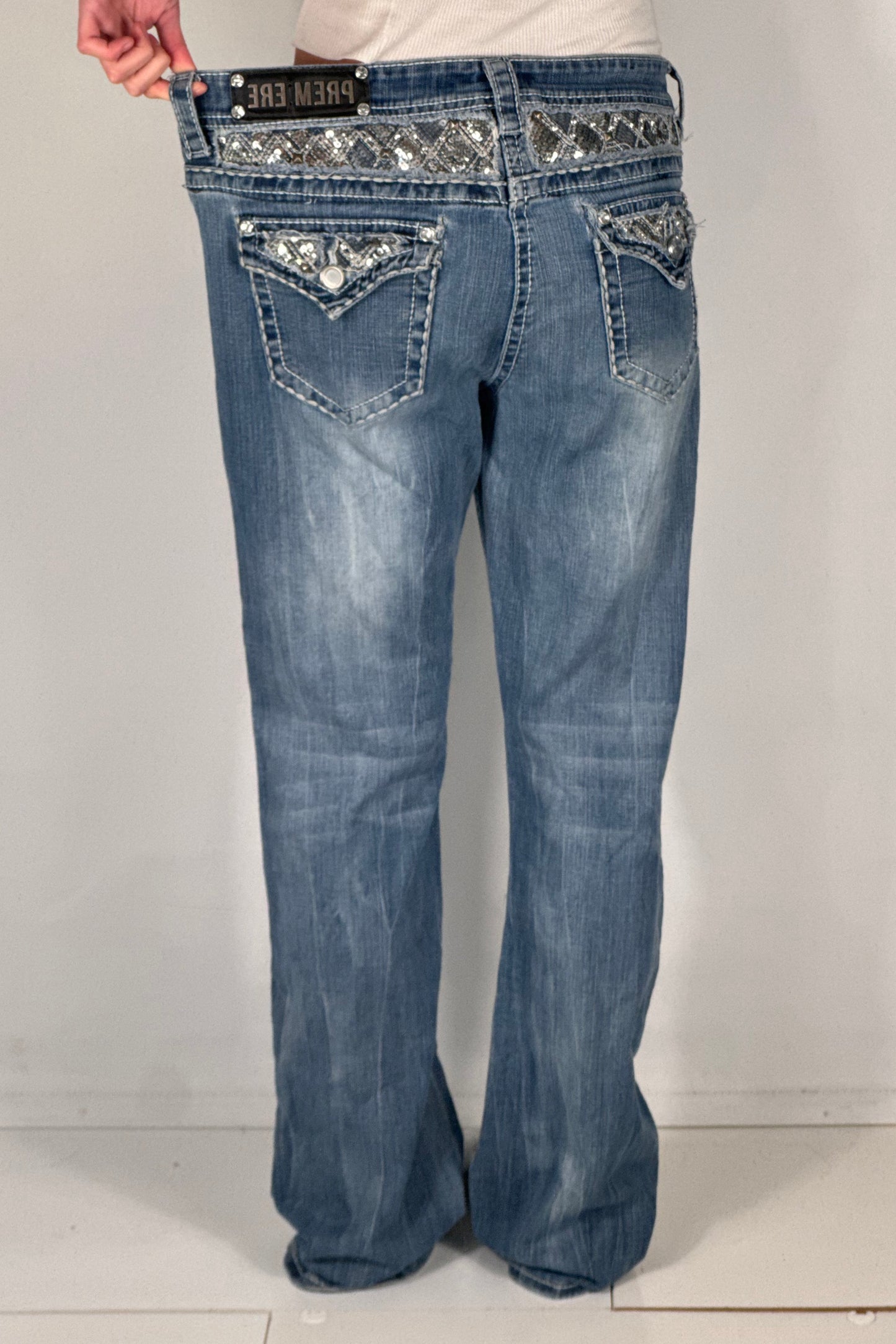 Lågmidjade jeans stl: L