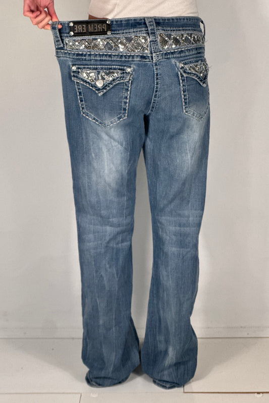 Lågmidjade jeans stl: L